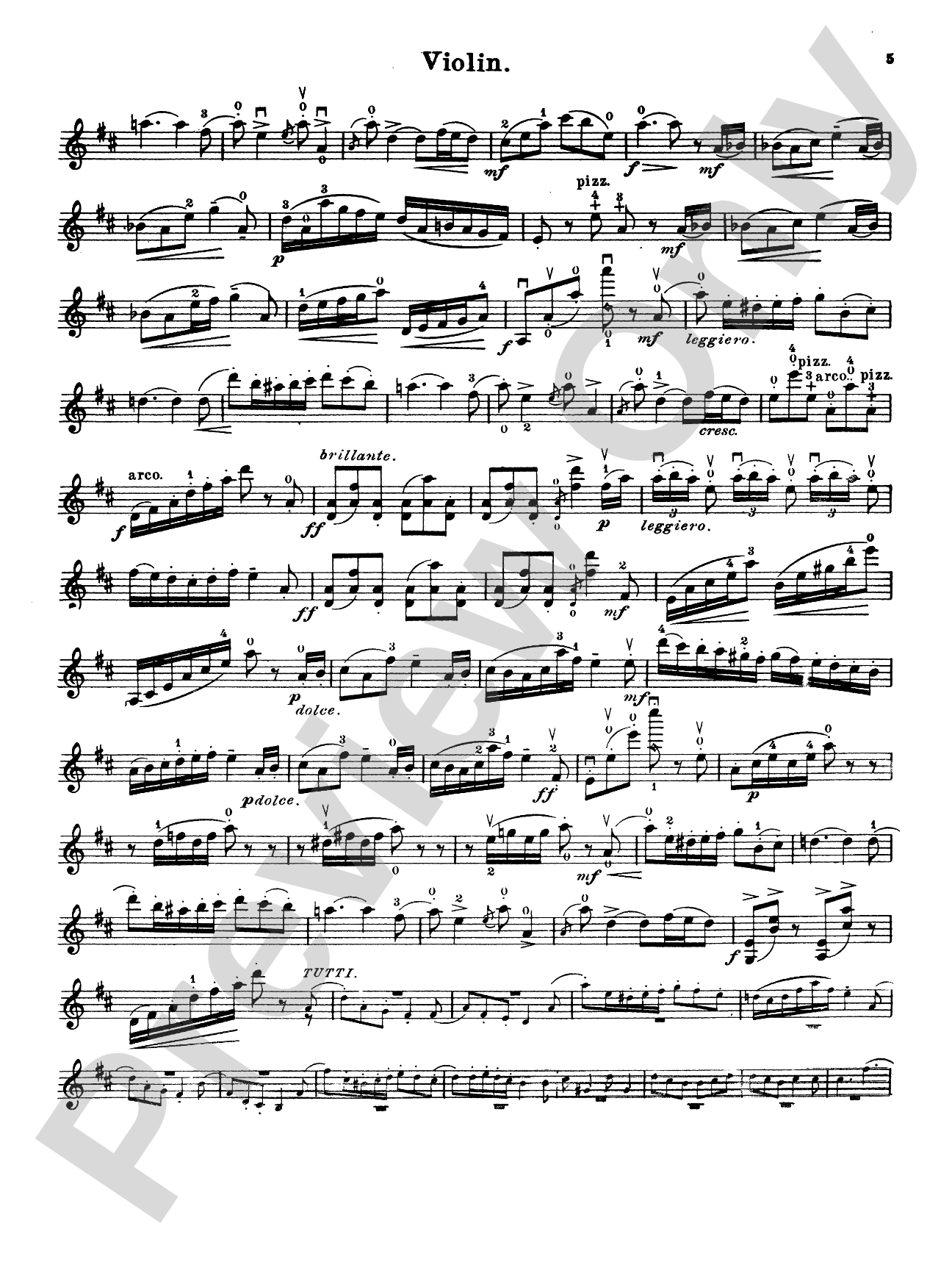 Seitz: Student's Concerto No. 4 in D Major, Op. 15: Violin Book