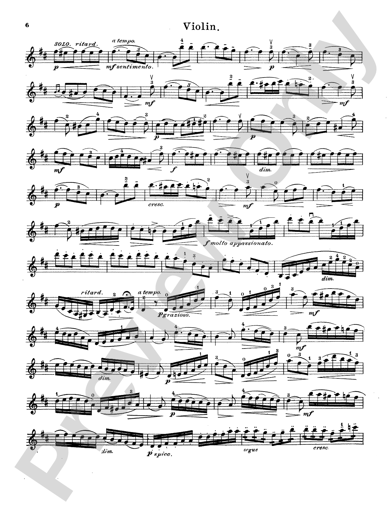Seitz: Student's Concerto No. 4 in D Major, Op. 15: Violin Book