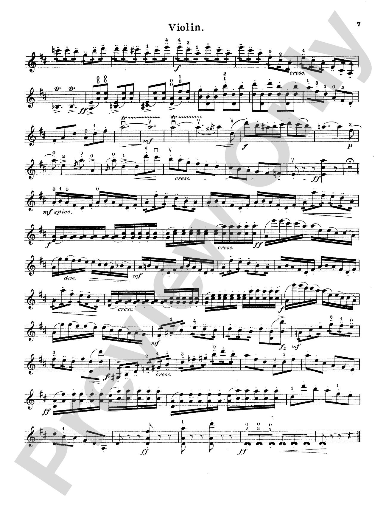 Seitz: Student's Concerto No. 4 in D Major, Op. 15: Violin Book