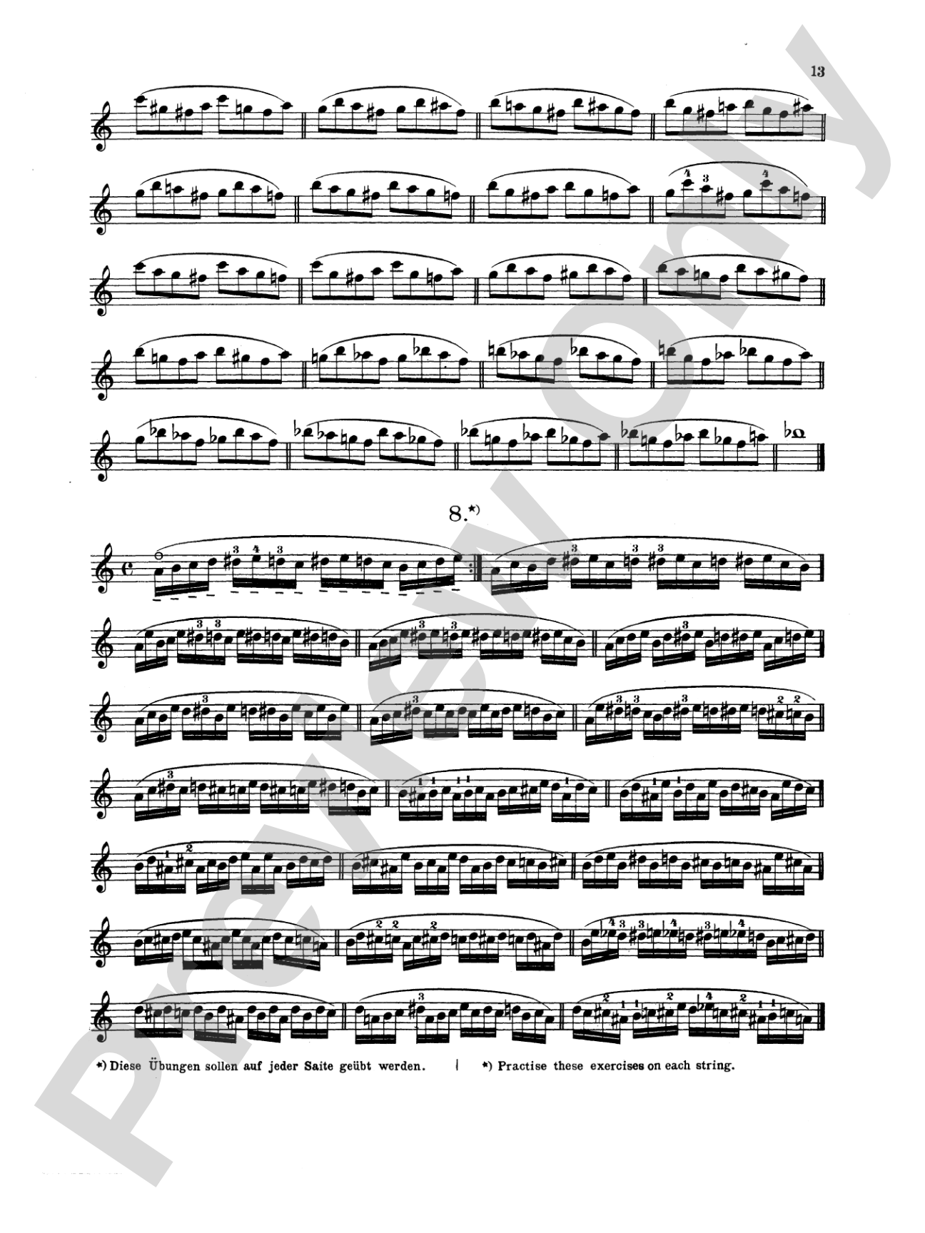 Sevcík: School of Violin Technics, Op. 1, Volume I: Violin Book