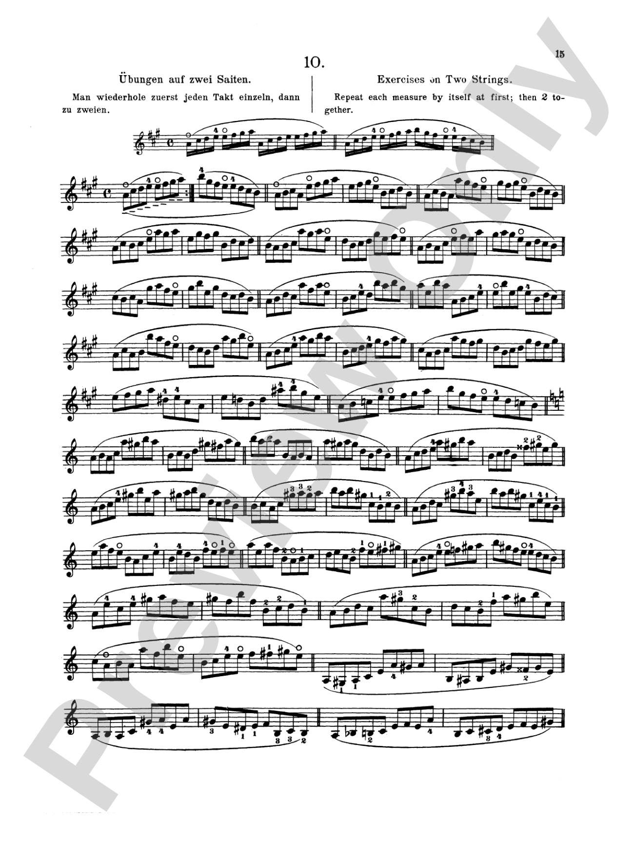 Sevcík: School of Violin Technics, Op. 1, Volume I: Violin Book