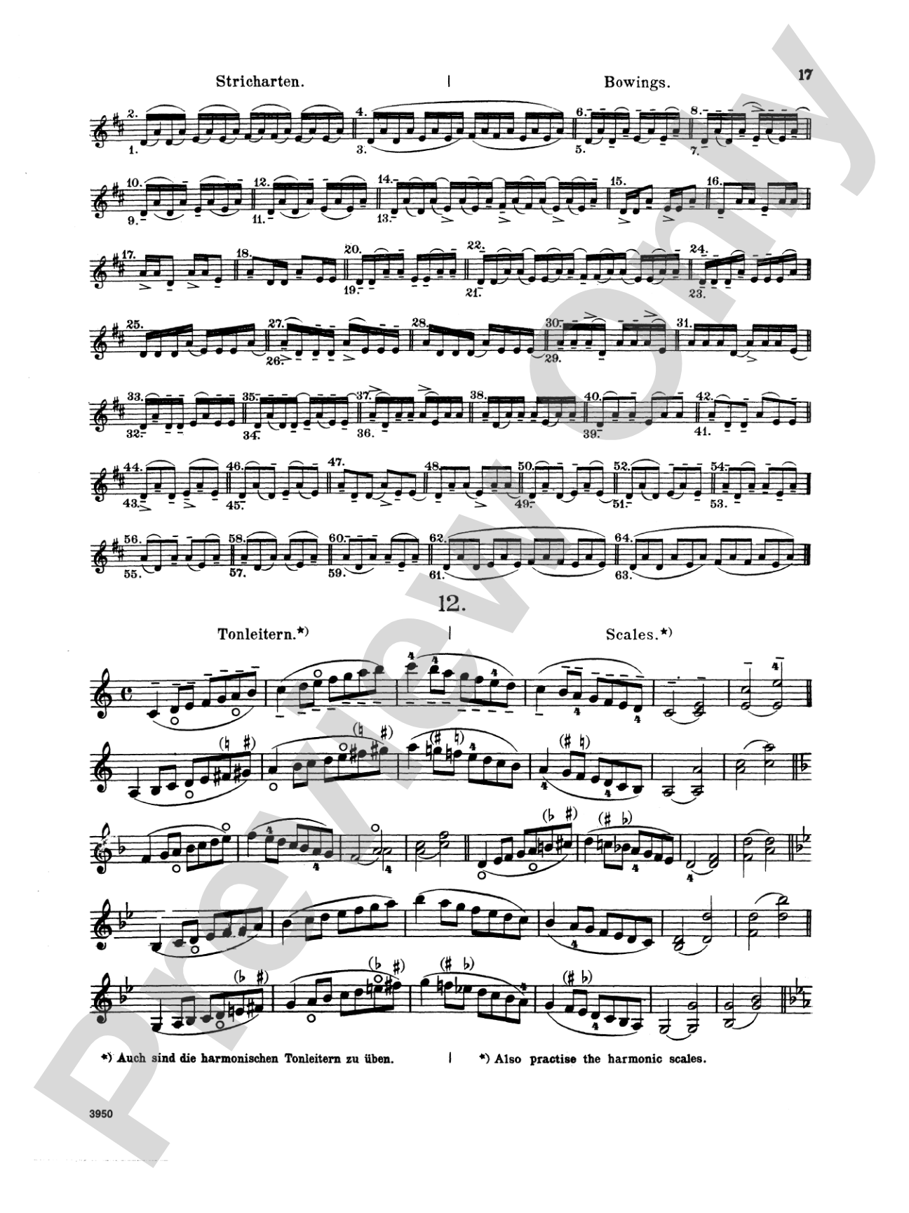 Sevcík: School of Violin Technics, Op. 1, Volume I: Violin Book