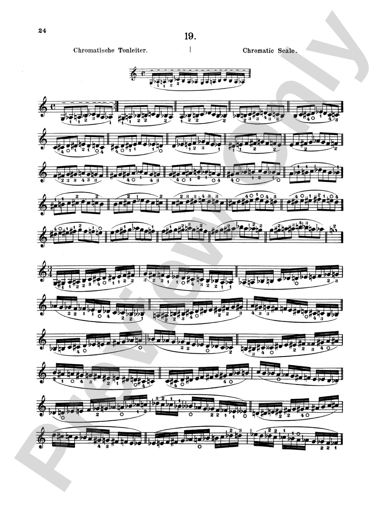 Sevcík: School of Violin Technics, Op. 1, Volume I: Violin Book