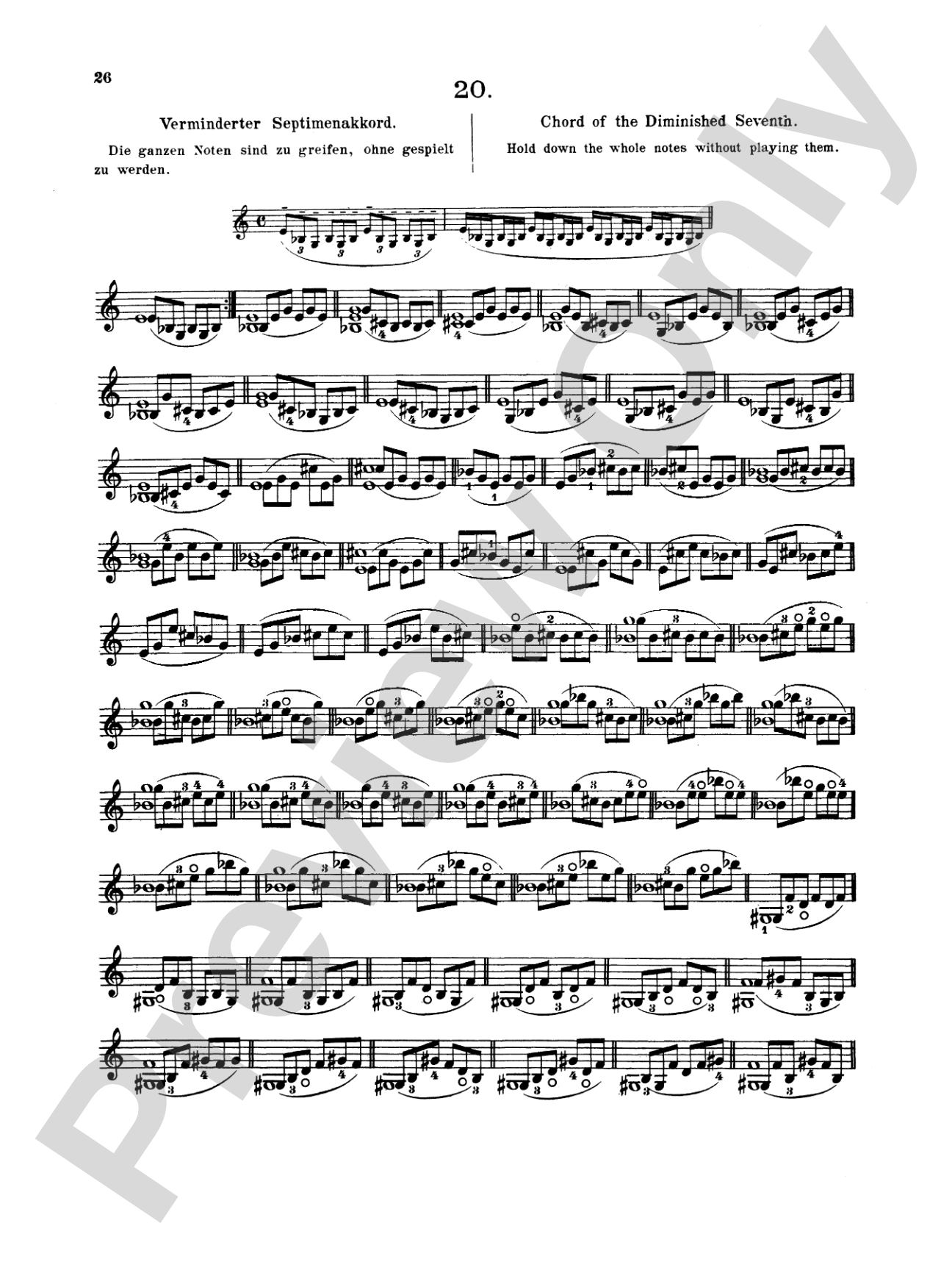 Sevcík: School of Violin Technics, Op. 1, Volume I: Violin Book