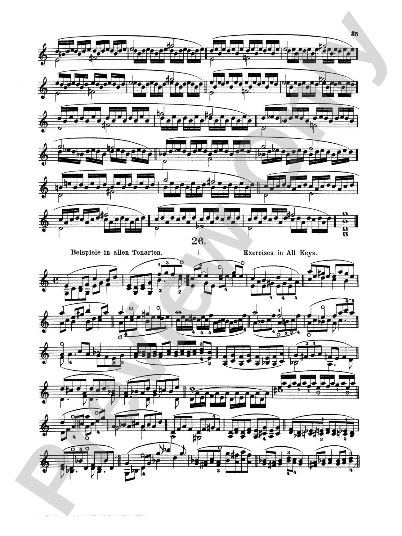 Sevcík: School of Violin Technics, Op. 1, Volume I: Violin Book