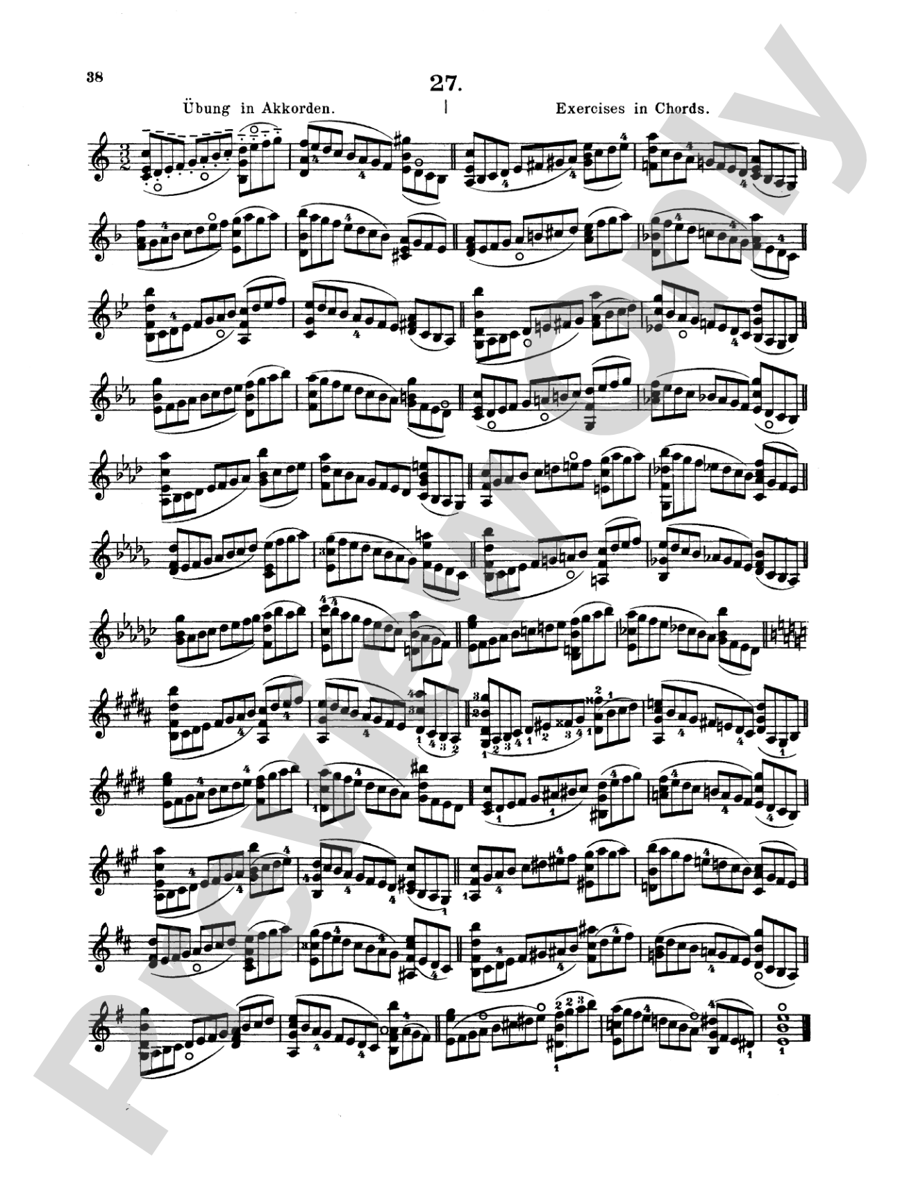 Sevcík: School of Violin Technics, Op. 1, Volume I: Violin Book