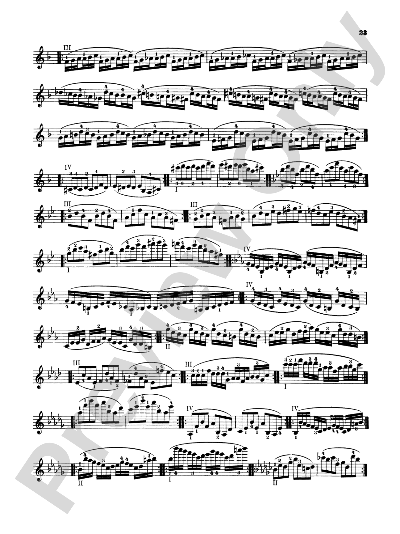 Sevcík: School of Violin Technics, Op. 1, Volume III: Violin Book