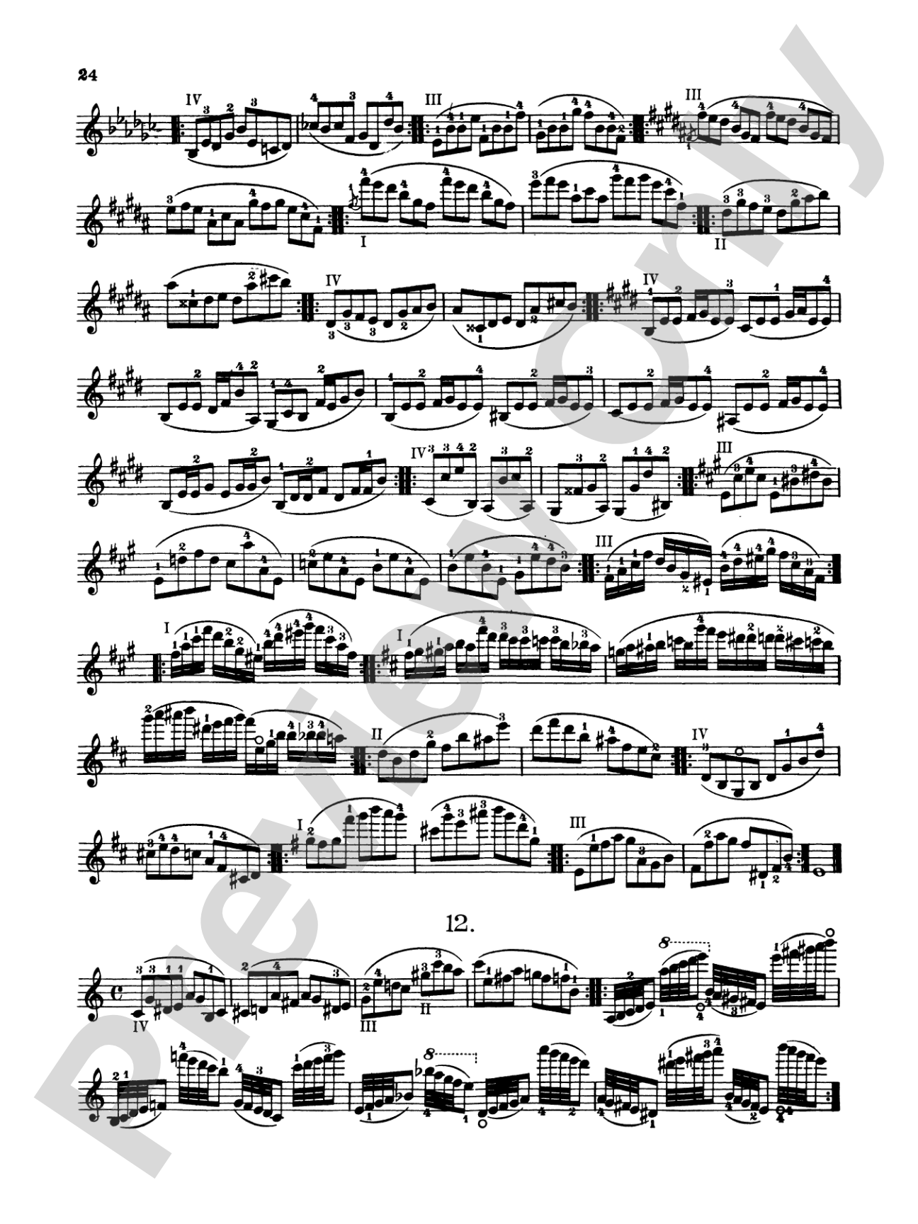 Sevcík: School of Violin Technics, Op. 1, Volume III: Violin Book