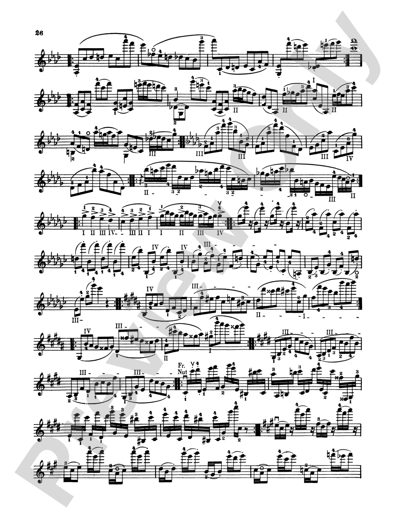Sevcík: School of Violin Technics, Op. 1, Volume III: Violin Book