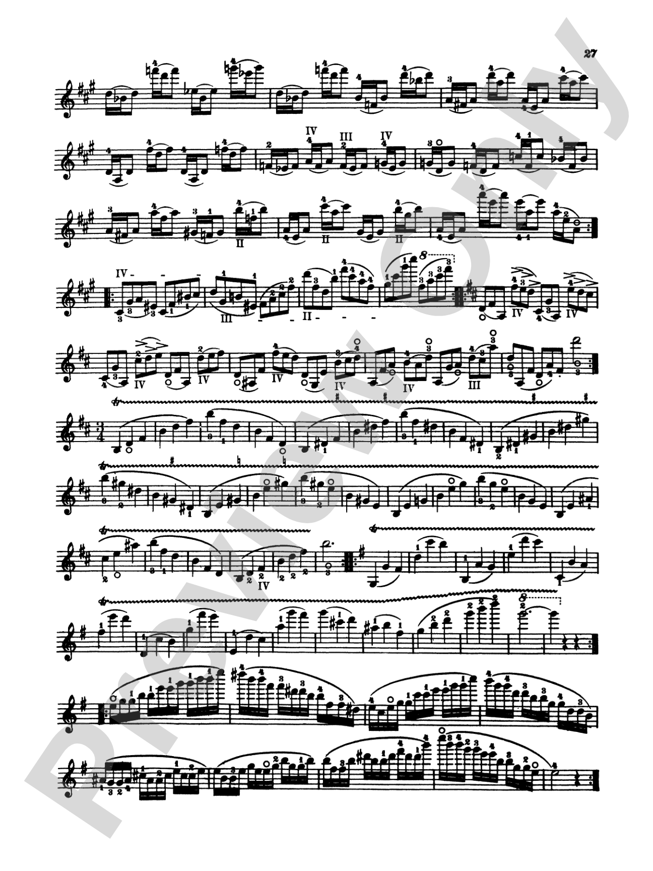 Sevcík: School of Violin Technics, Op. 1, Volume III: Violin Book