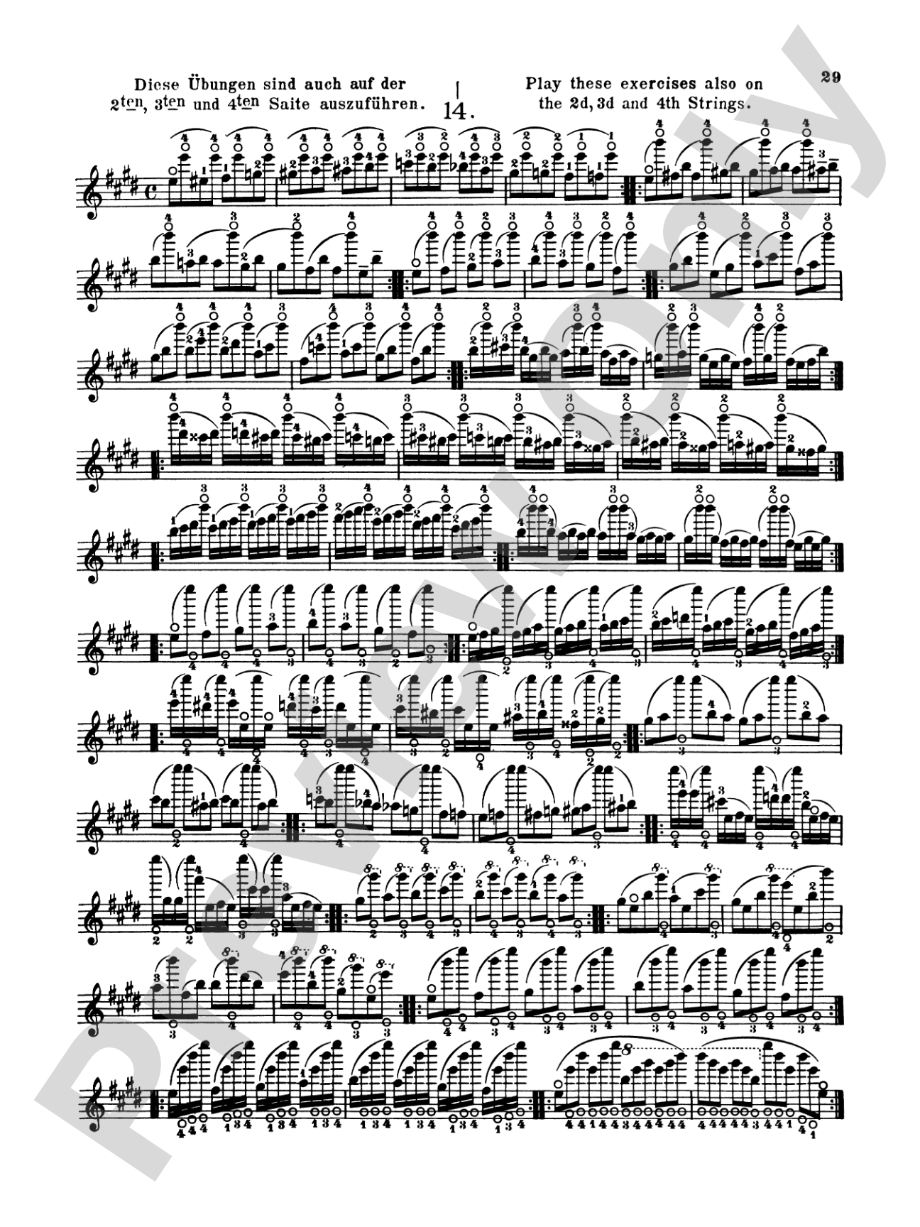 Sevcík: School of Violin Technics, Op. 1, Volume III: Violin Book