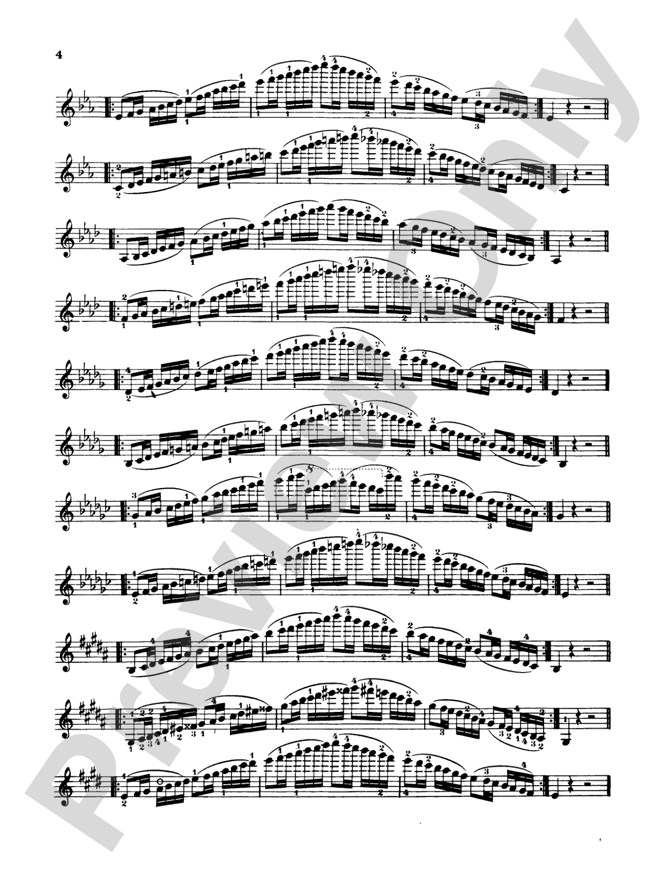 Sevcík: School of Violin Technics, Op. 1, Volume III: Violin Book
