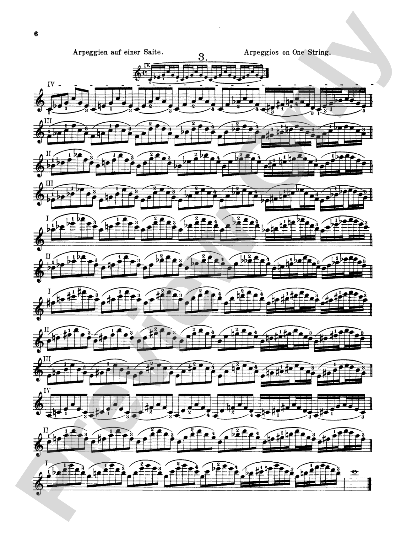 Sevcík: School of Violin Technics, Op. 1, Volume III: Violin Book