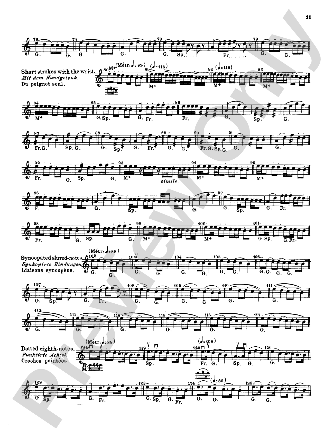 Sevcík: School of Bowing, Op. 2, Volume I: Violin Book