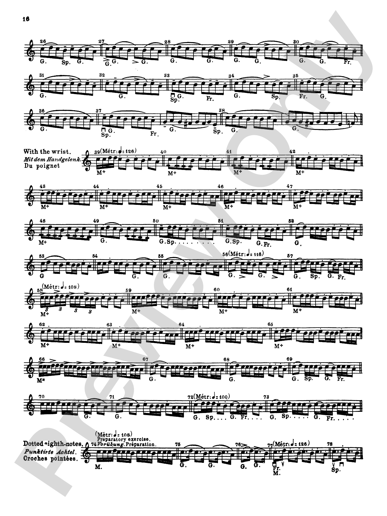 Sevcík: School of Bowing, Op. 2, Volume I: Violin Book