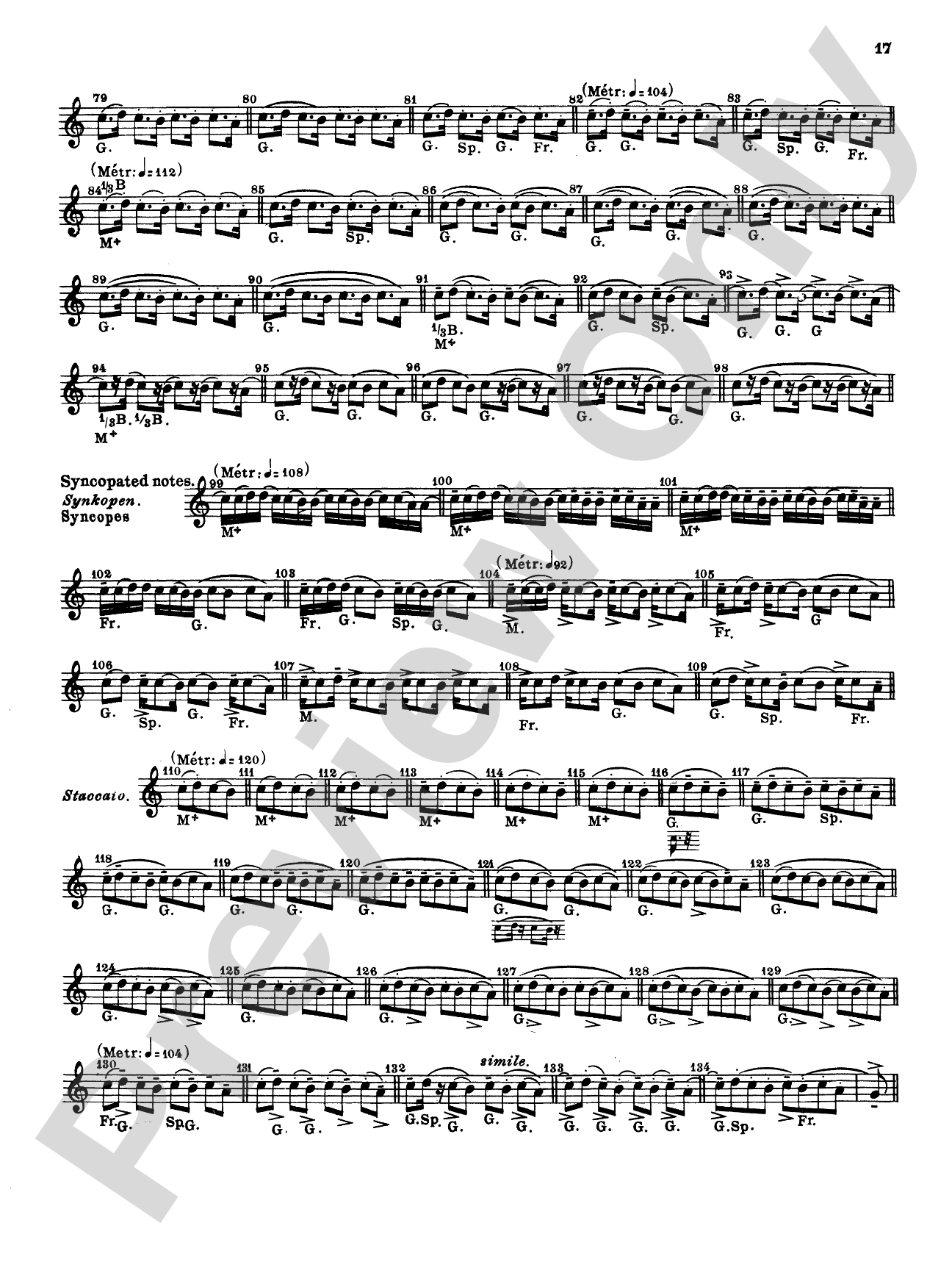 Sevcík: School of Bowing, Op. 2, Volume I: Violin Book