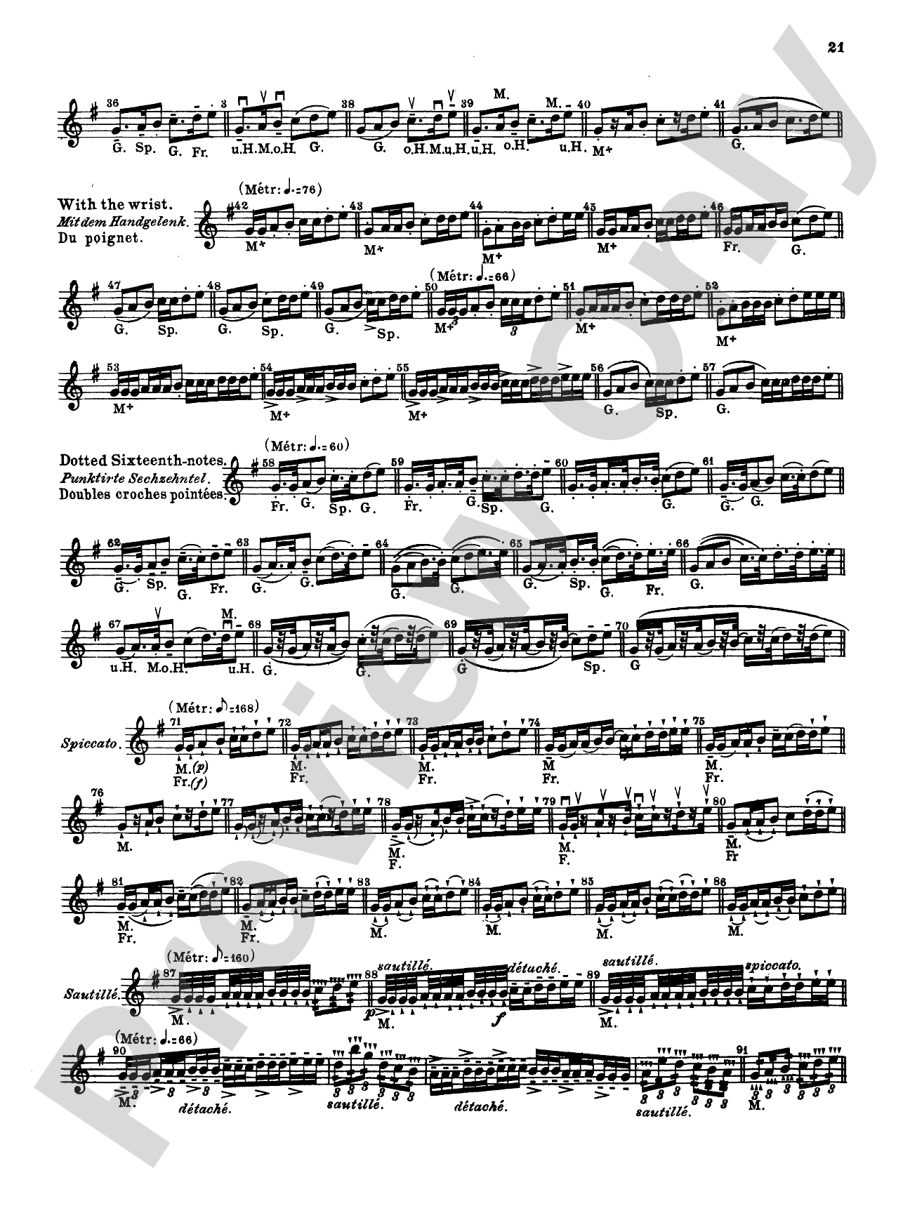Sevcík: School of Bowing, Op. 2, Volume I: Violin Book