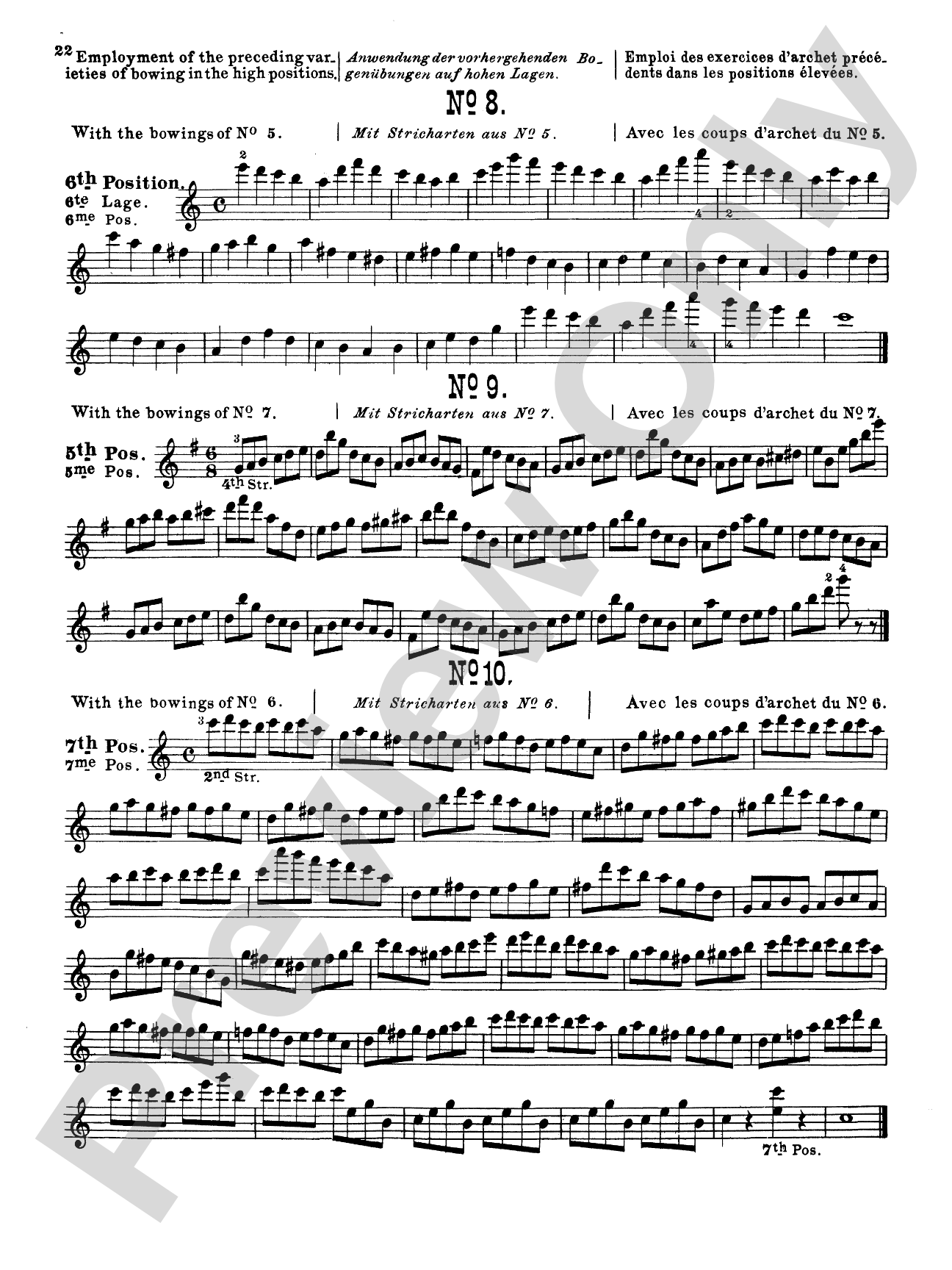 Sevcík: School of Bowing, Op. 2, Volume I: Violin Book