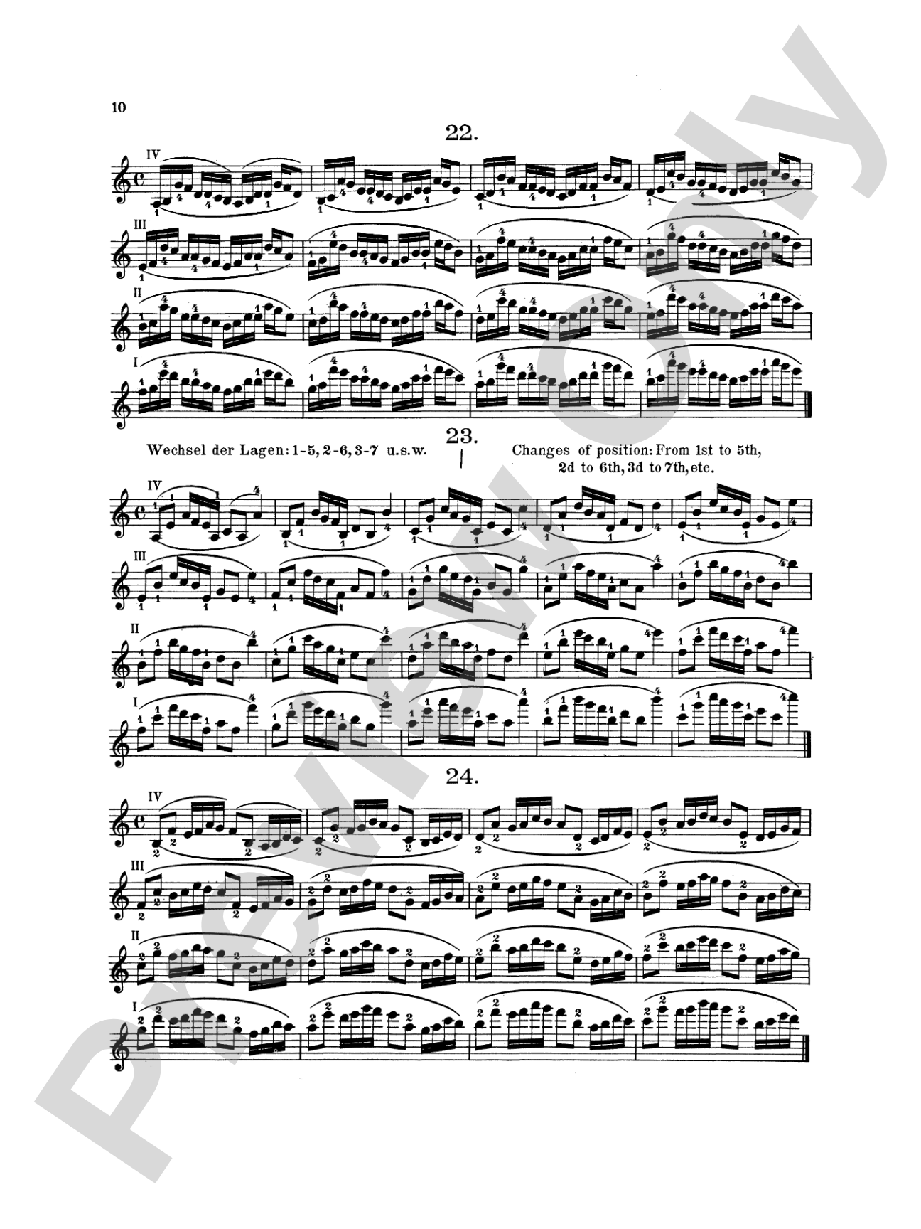 Sevcík: Shifting the Position and Preparatory Scale Studies for Violin, Op. 8: Violin Book