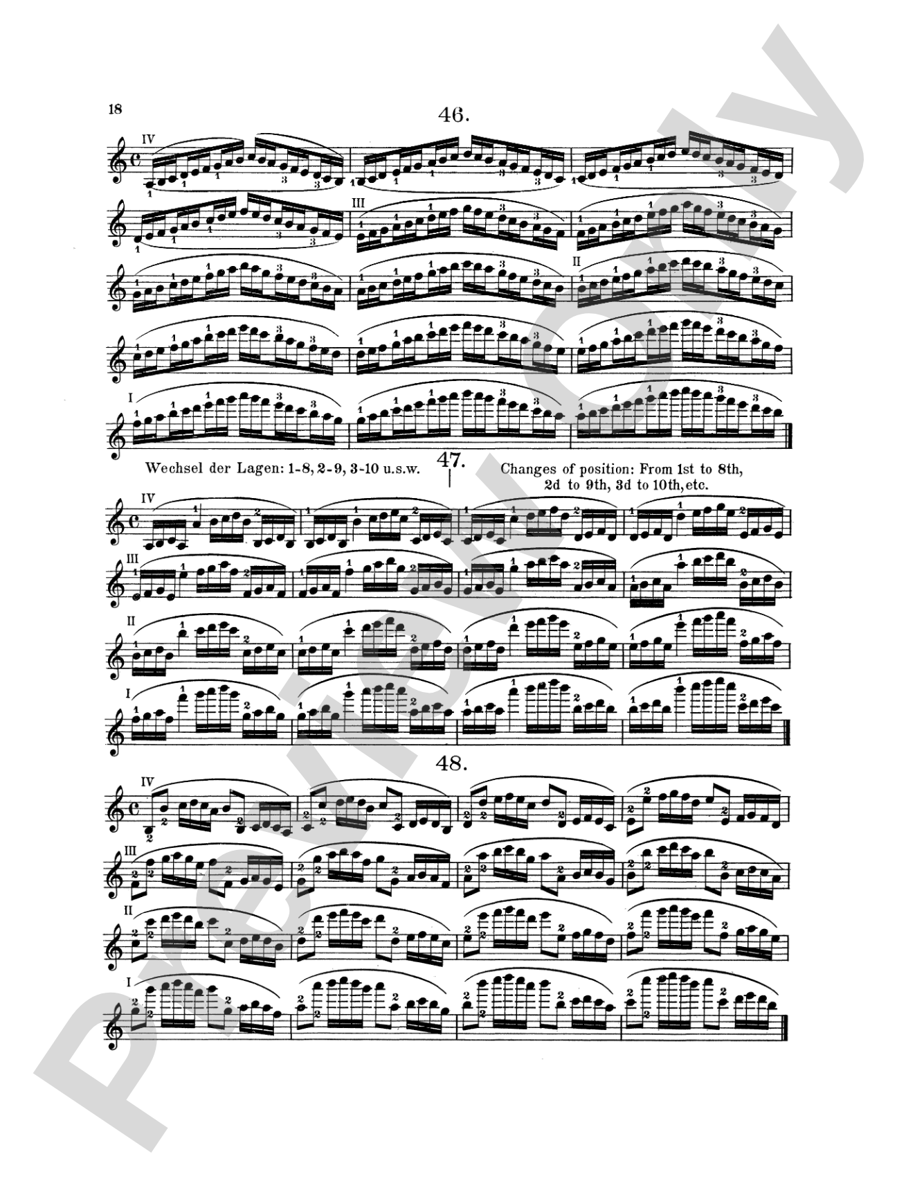 Sevcík: Shifting the Position and Preparatory Scale Studies for Violin, Op. 8: Violin Book