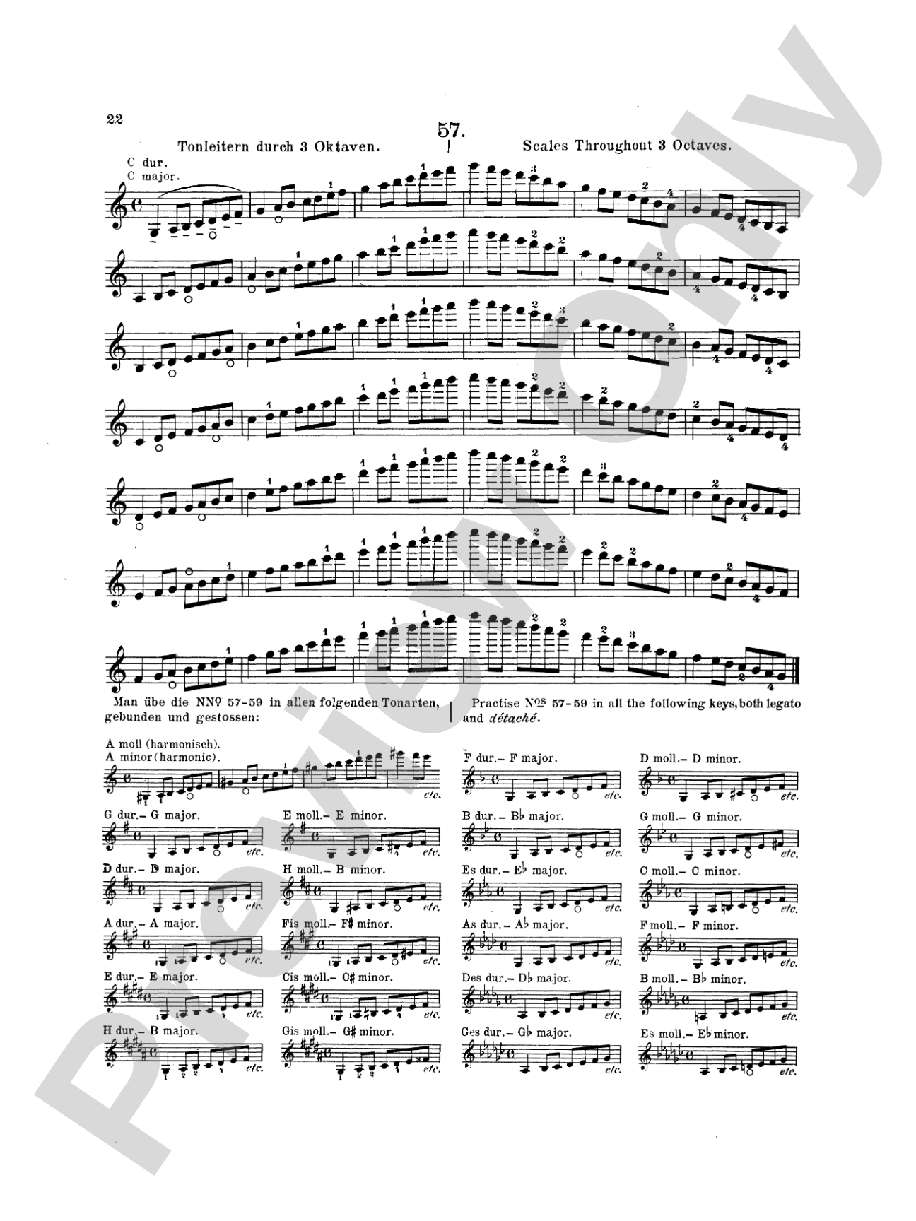 Sevcík: Shifting the Position and Preparatory Scale Studies for Violin, Op. 8: Violin Book