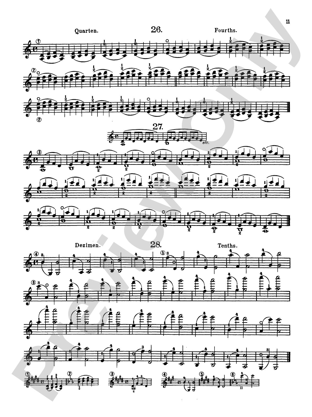 Sevcík: Preparatory Exercises in Double Stopping, Op. 9: Violin Book