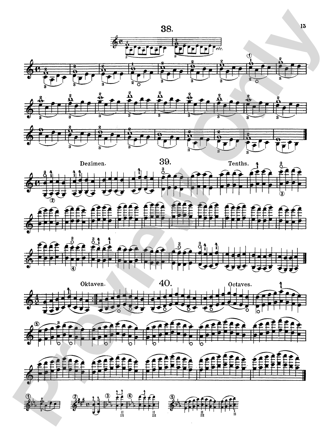 Sevcík: Preparatory Exercises in Double Stopping, Op. 9: Violin Book
