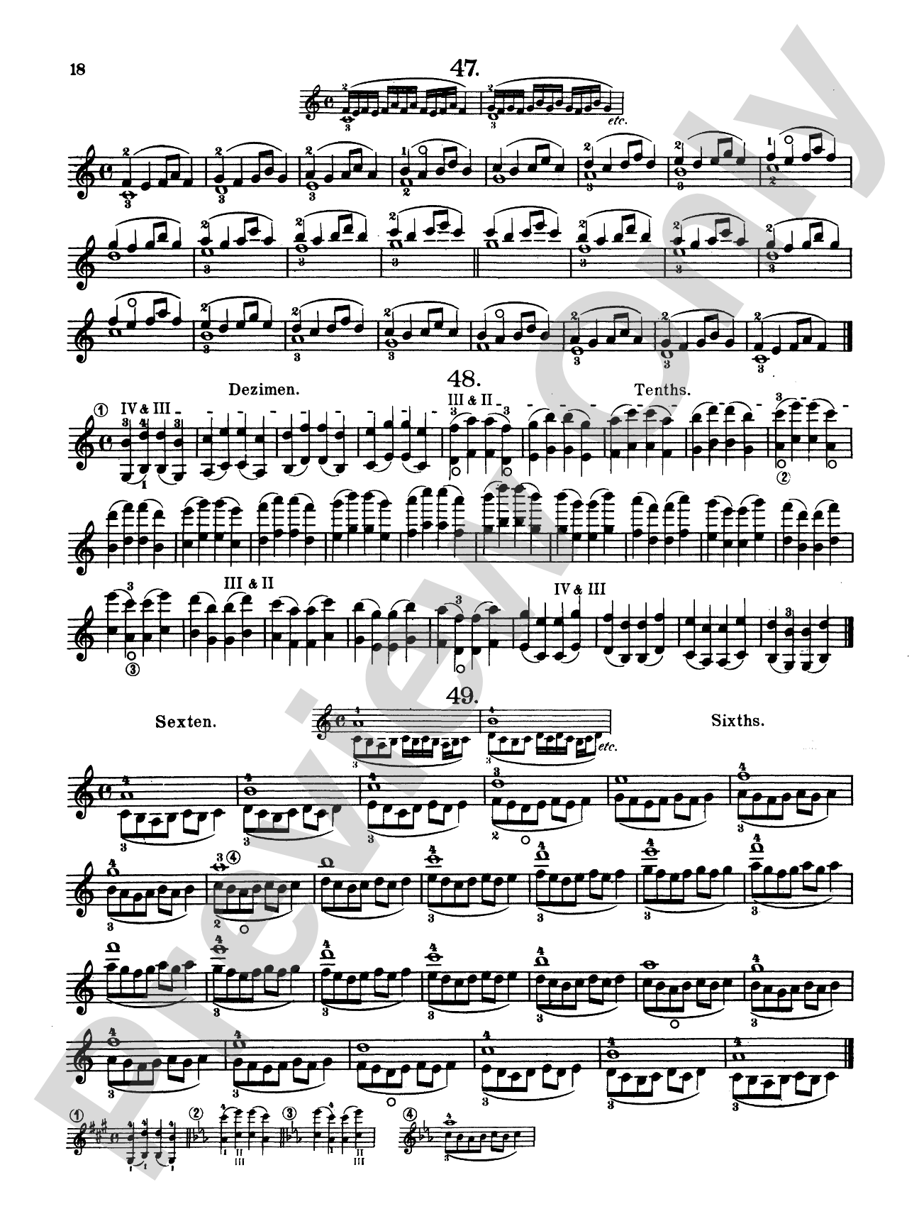 Sevcík: Preparatory Exercises in Double Stopping, Op. 9: Violin Book