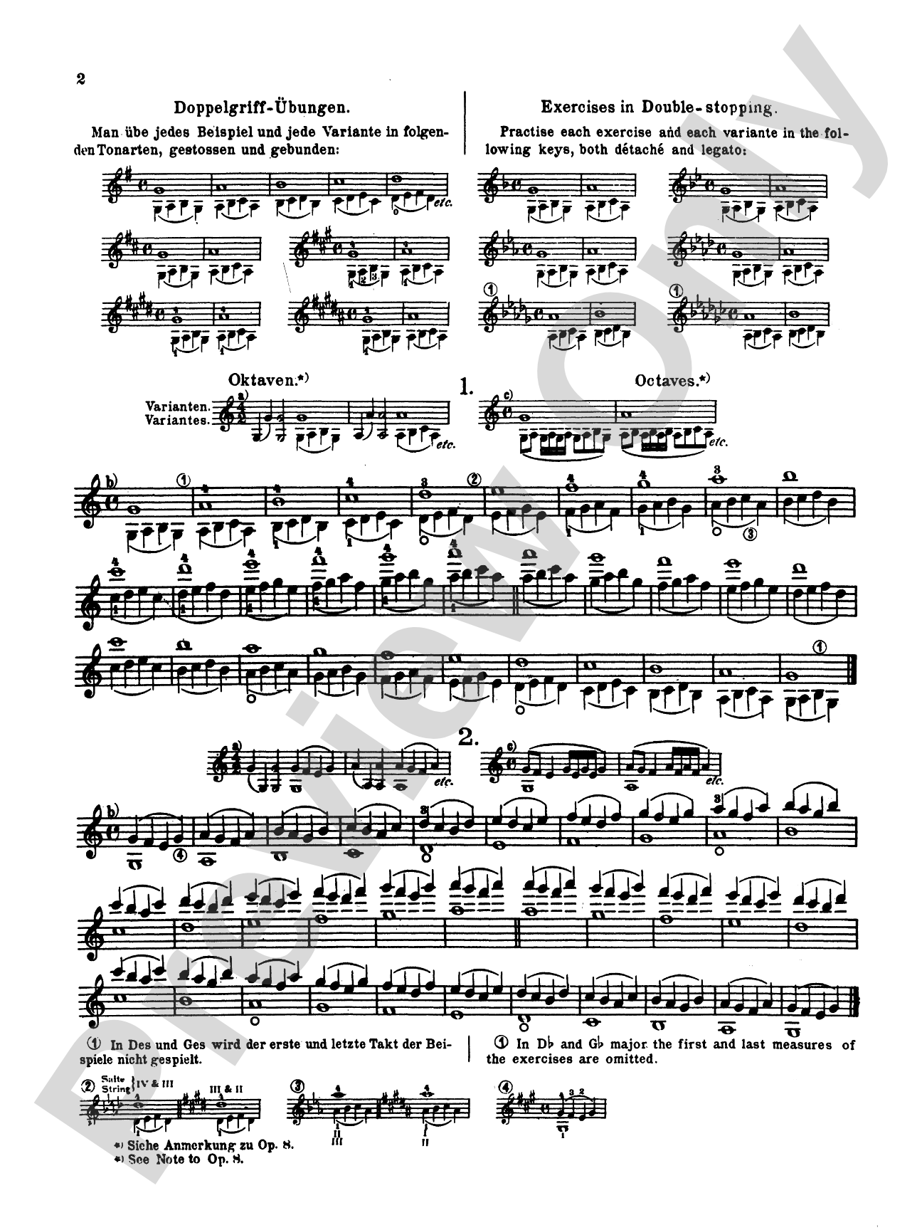 Sevcík: Preparatory Exercises in Double Stopping, Op. 9: Violin Book