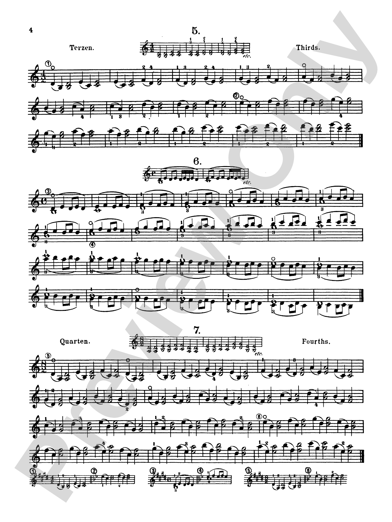 Sevcík: Preparatory Exercises in Double Stopping, Op. 9: Violin Book