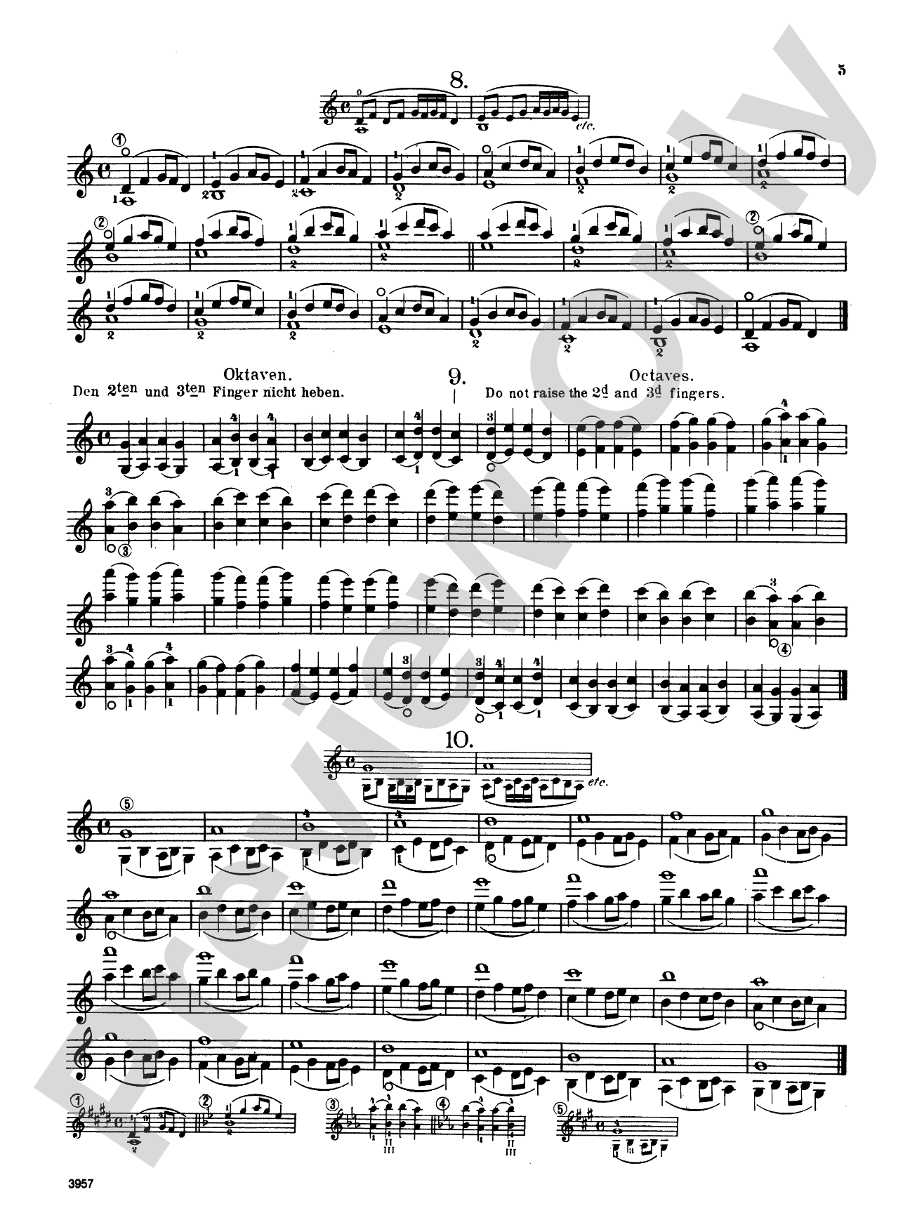 Sevcík: Preparatory Exercises in Double Stopping, Op. 9: Violin Book