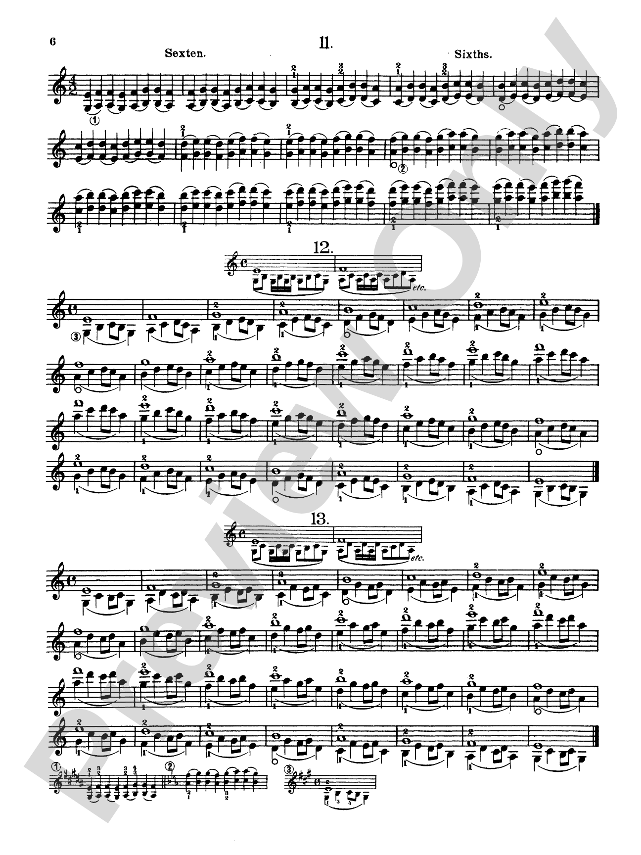 Sevcík: Preparatory Exercises in Double Stopping, Op. 9: Violin Book