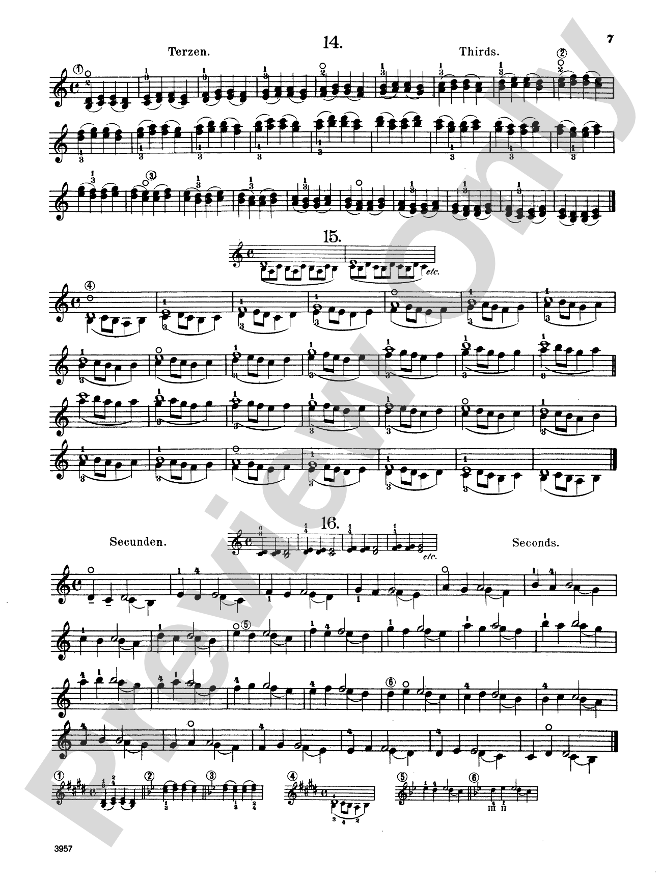 Sevcík: Preparatory Exercises in Double Stopping, Op. 9: Violin Book