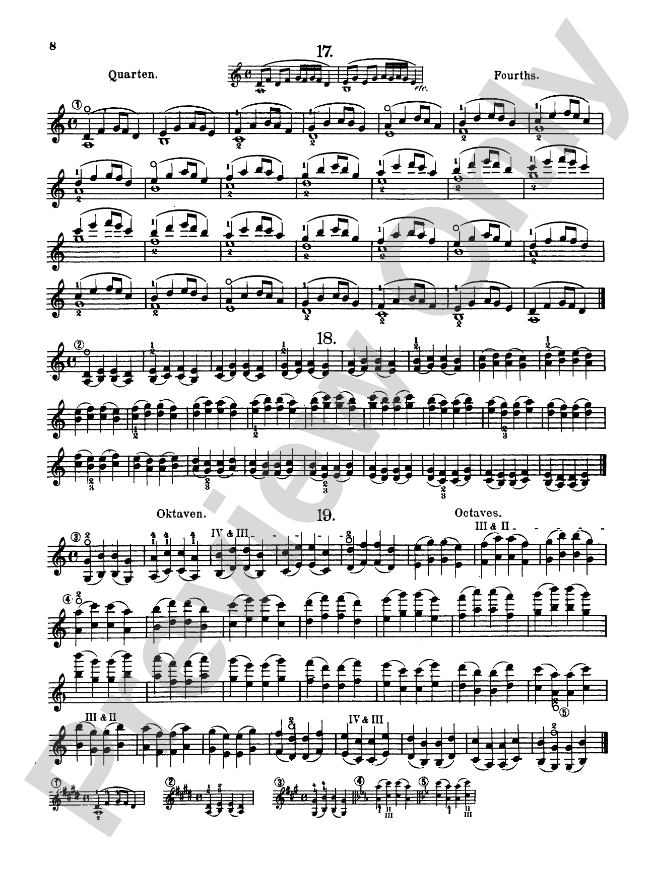 Sevcík: Preparatory Exercises in Double Stopping, Op. 9: Violin Book