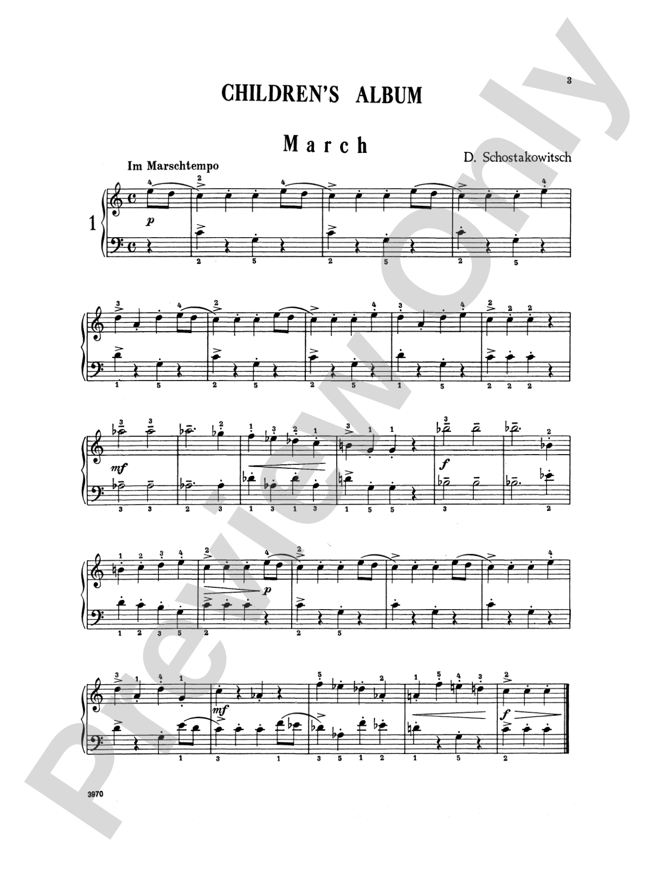 Shostakovich: Children's Album: Piano Book