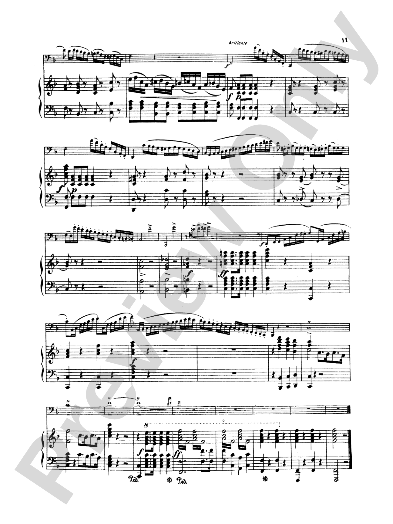 Weber: Concerto, Op. 75: Bassoon & Piano Part(s)