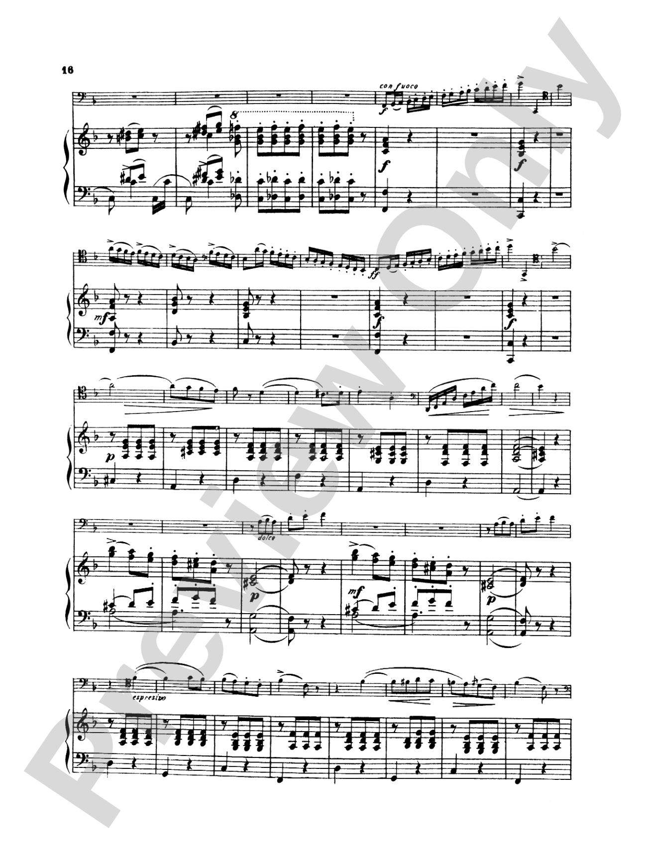 Weber: Concerto, Op. 75: Bassoon & Piano Part(s)