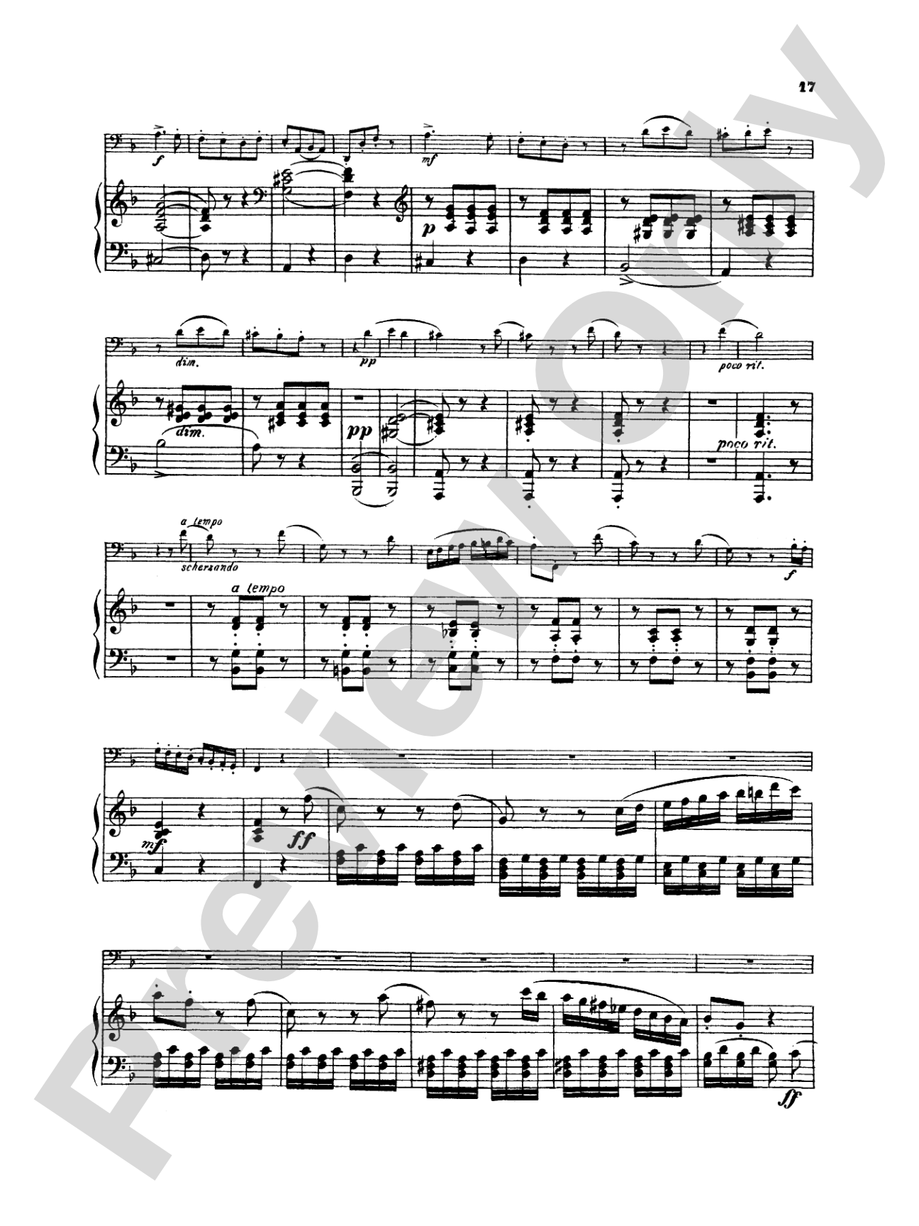 Weber: Concerto, Op. 75: Bassoon & Piano Part(s)