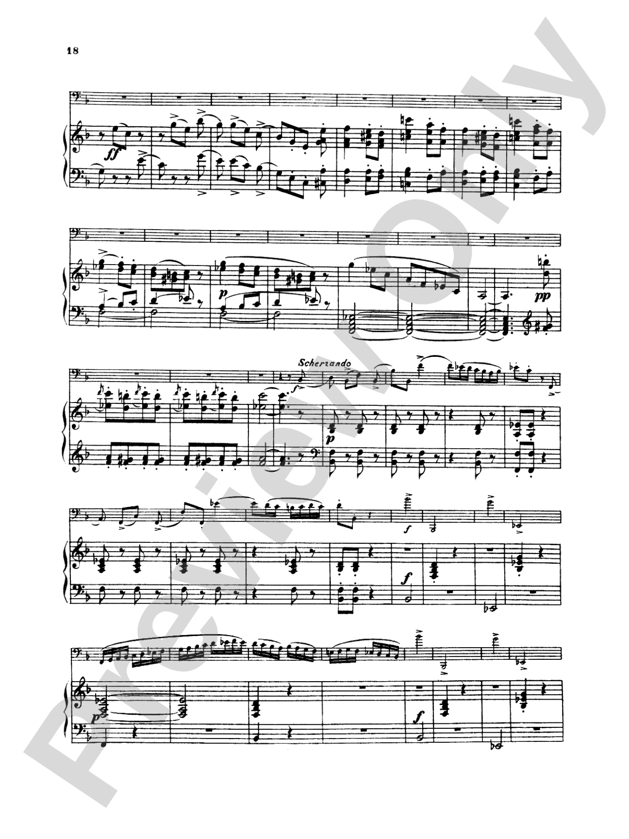 Weber: Concerto, Op. 75: Bassoon & Piano Part(s)