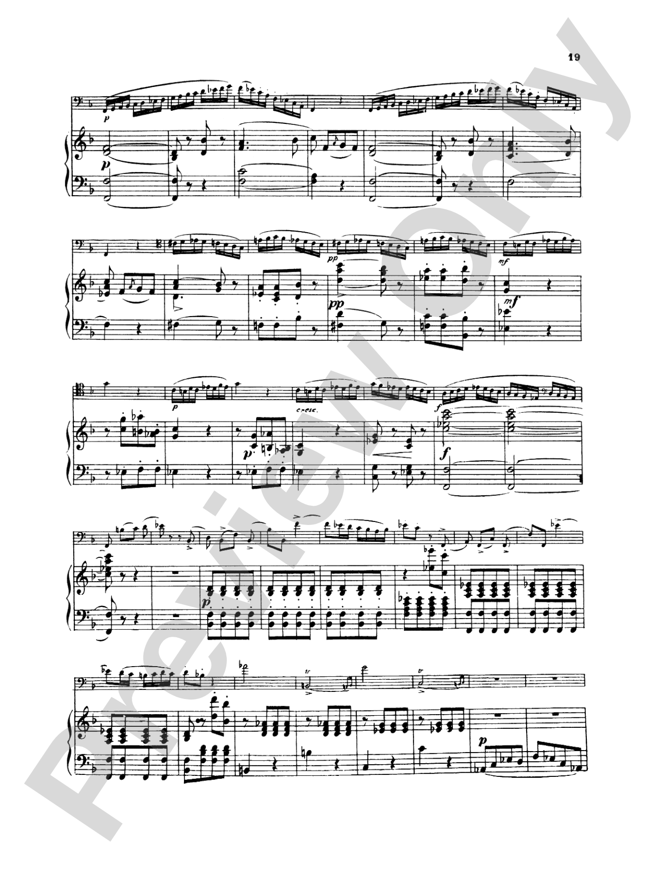 Weber: Concerto, Op. 75: Bassoon & Piano Part(s)