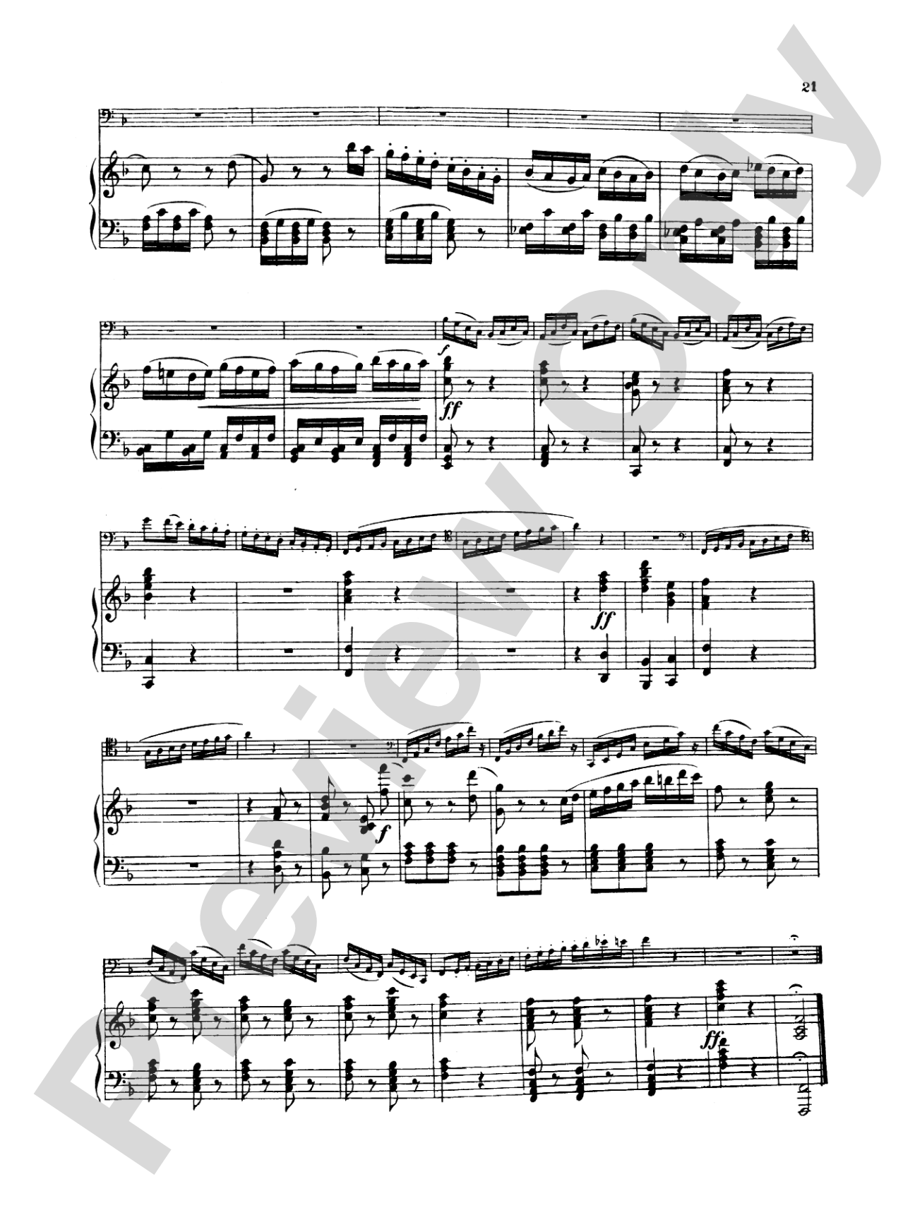 Weber: Concerto, Op. 75: Bassoon & Piano Part(s)