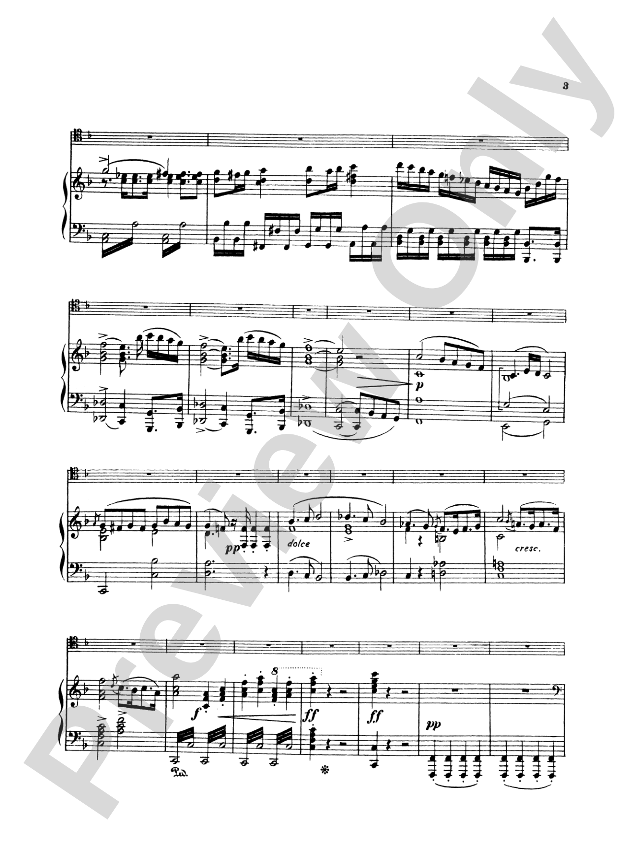 Weber: Concerto, Op. 75: Bassoon & Piano Part(s)