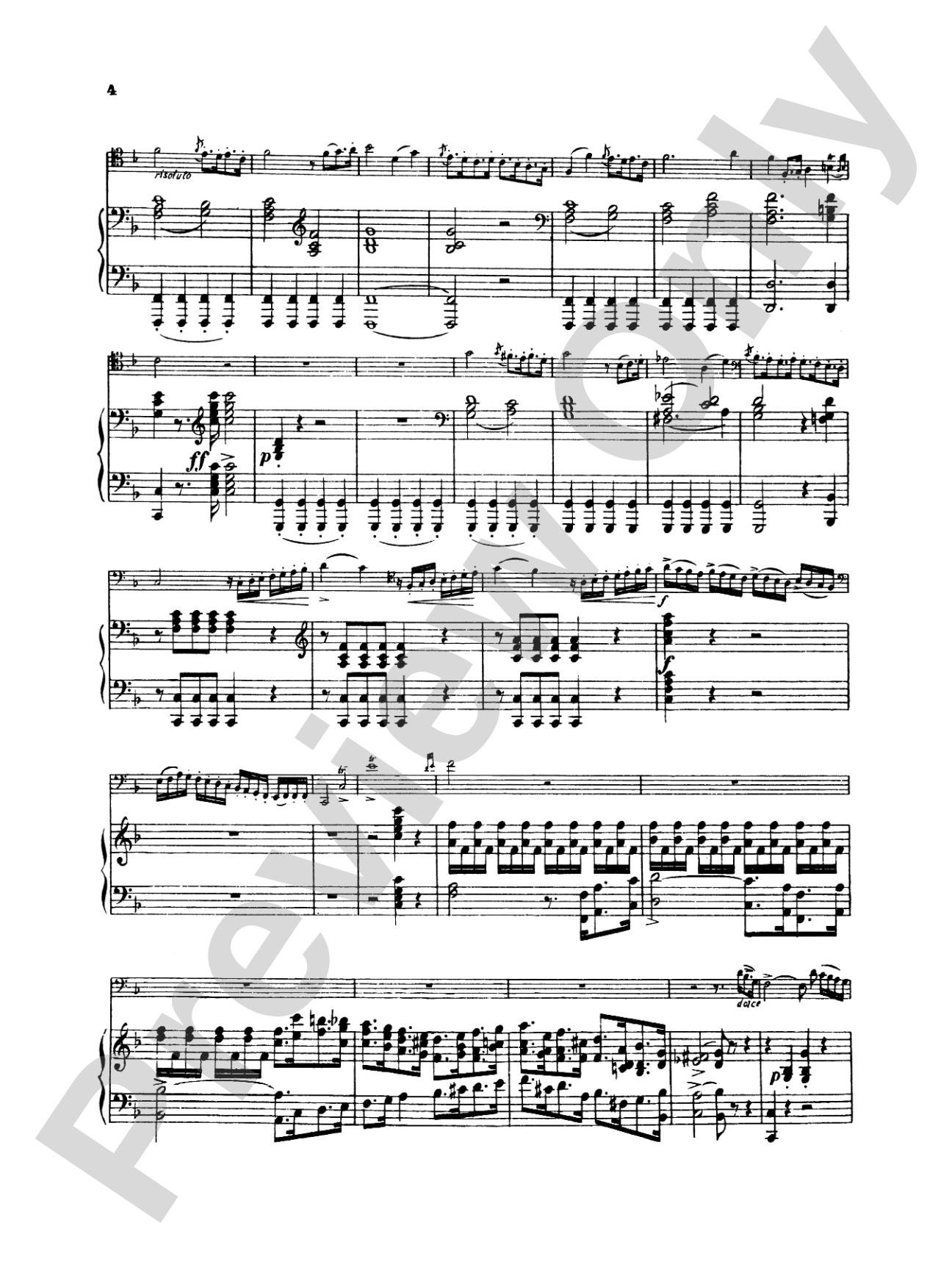 Weber: Concerto, Op. 75: Bassoon & Piano Part(s) | Carl Maria von