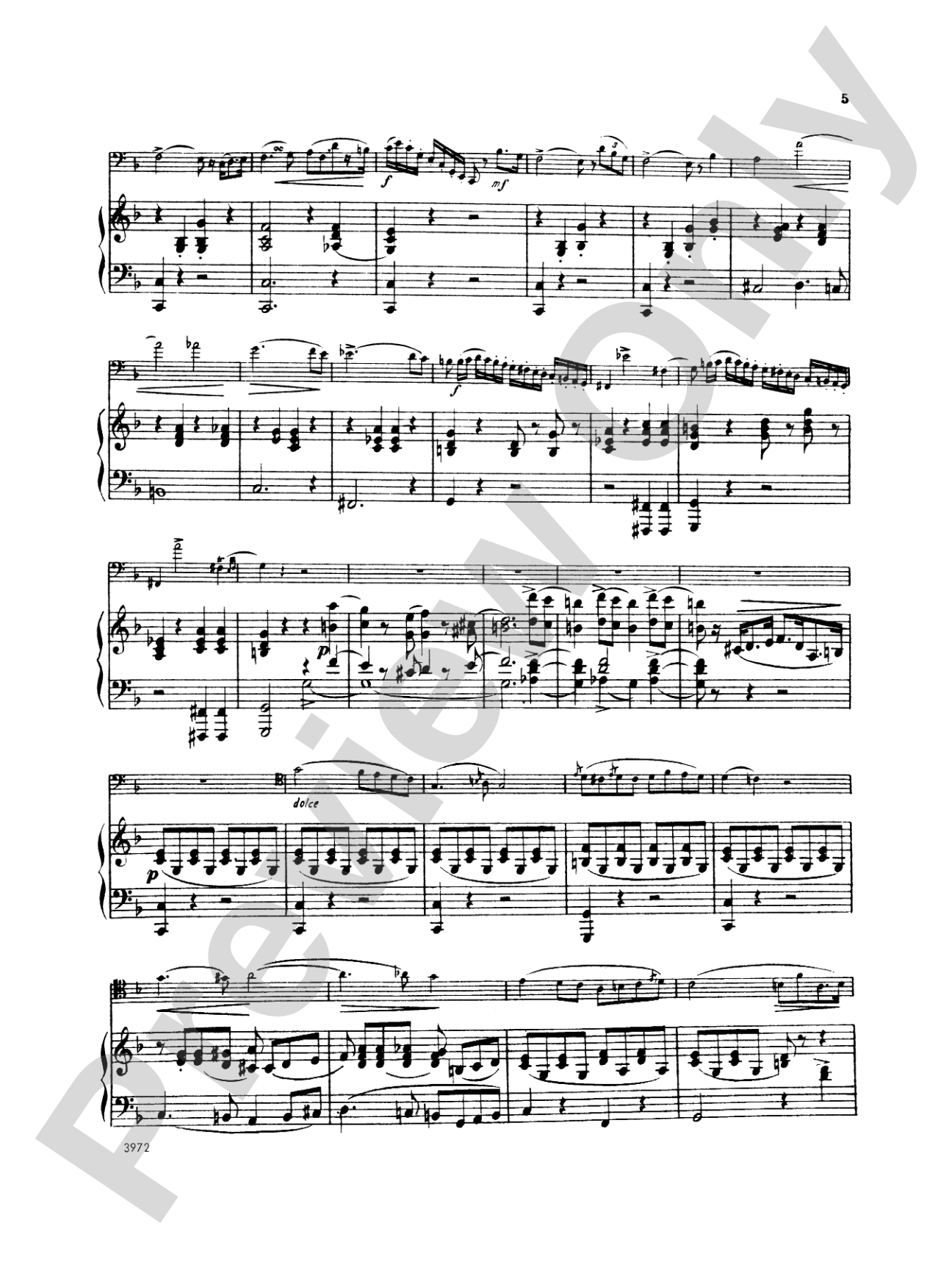 Weber: Concerto, Op. 75: Bassoon & Piano Part(s) | Carl Maria von