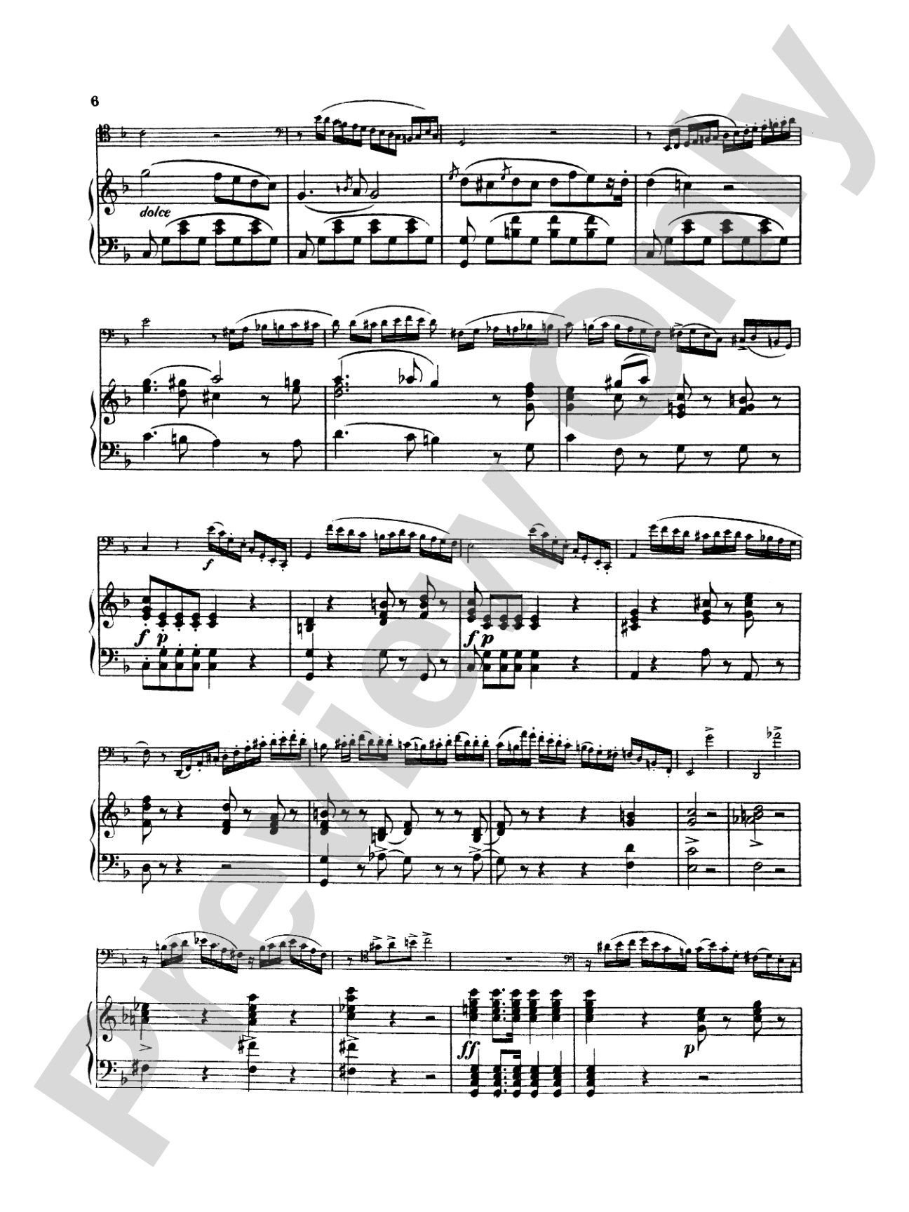 Weber: Concerto, Op. 75: Bassoon & Piano Part(s)