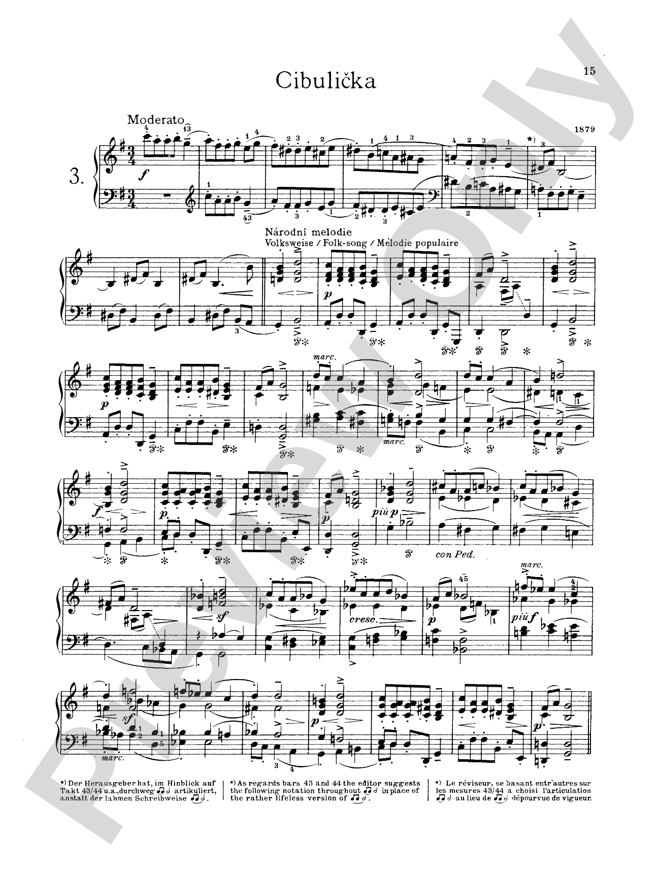 Smetana: Six Bohemian Dances
