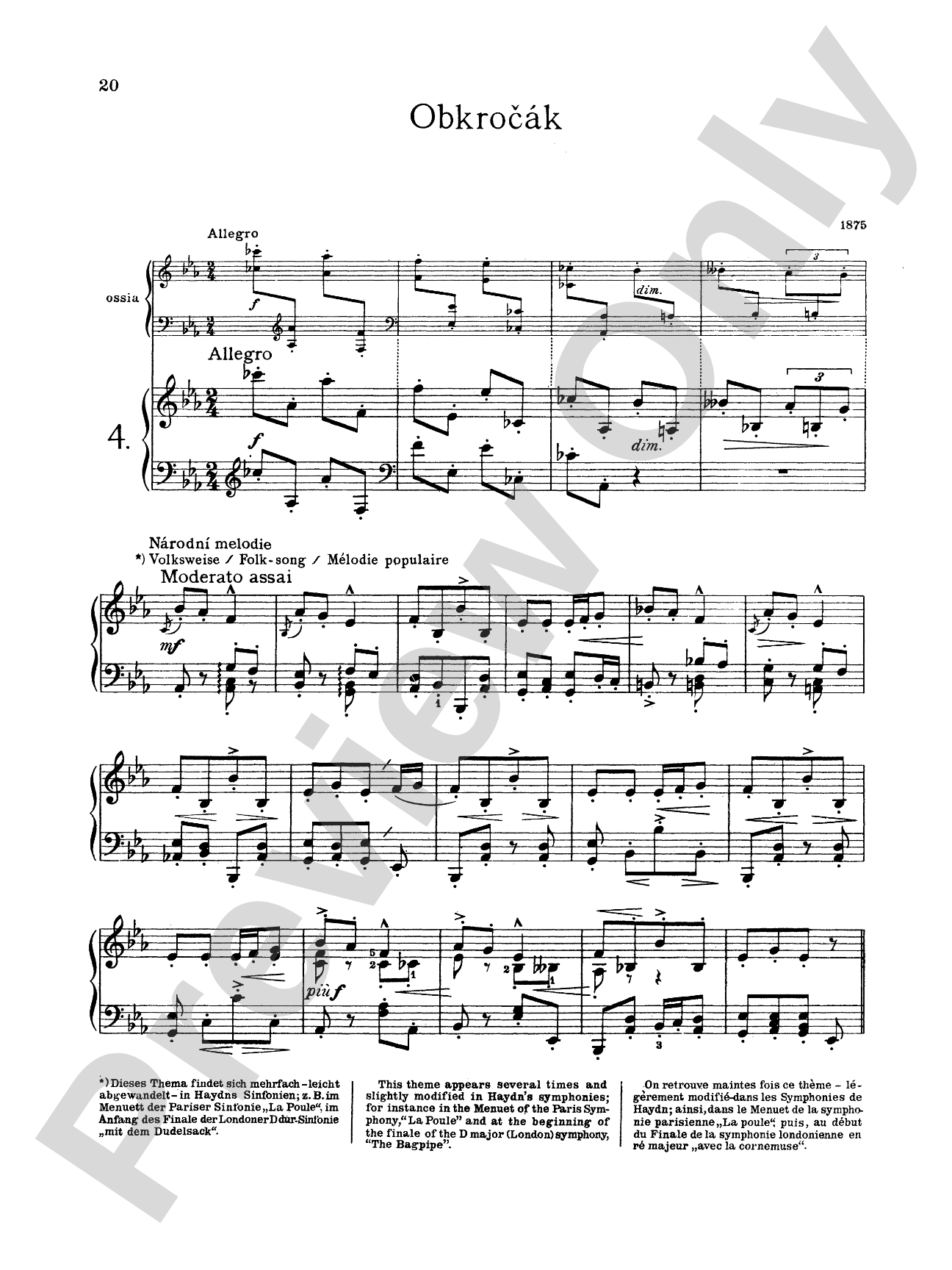 Smetana: Six Bohemian Dances