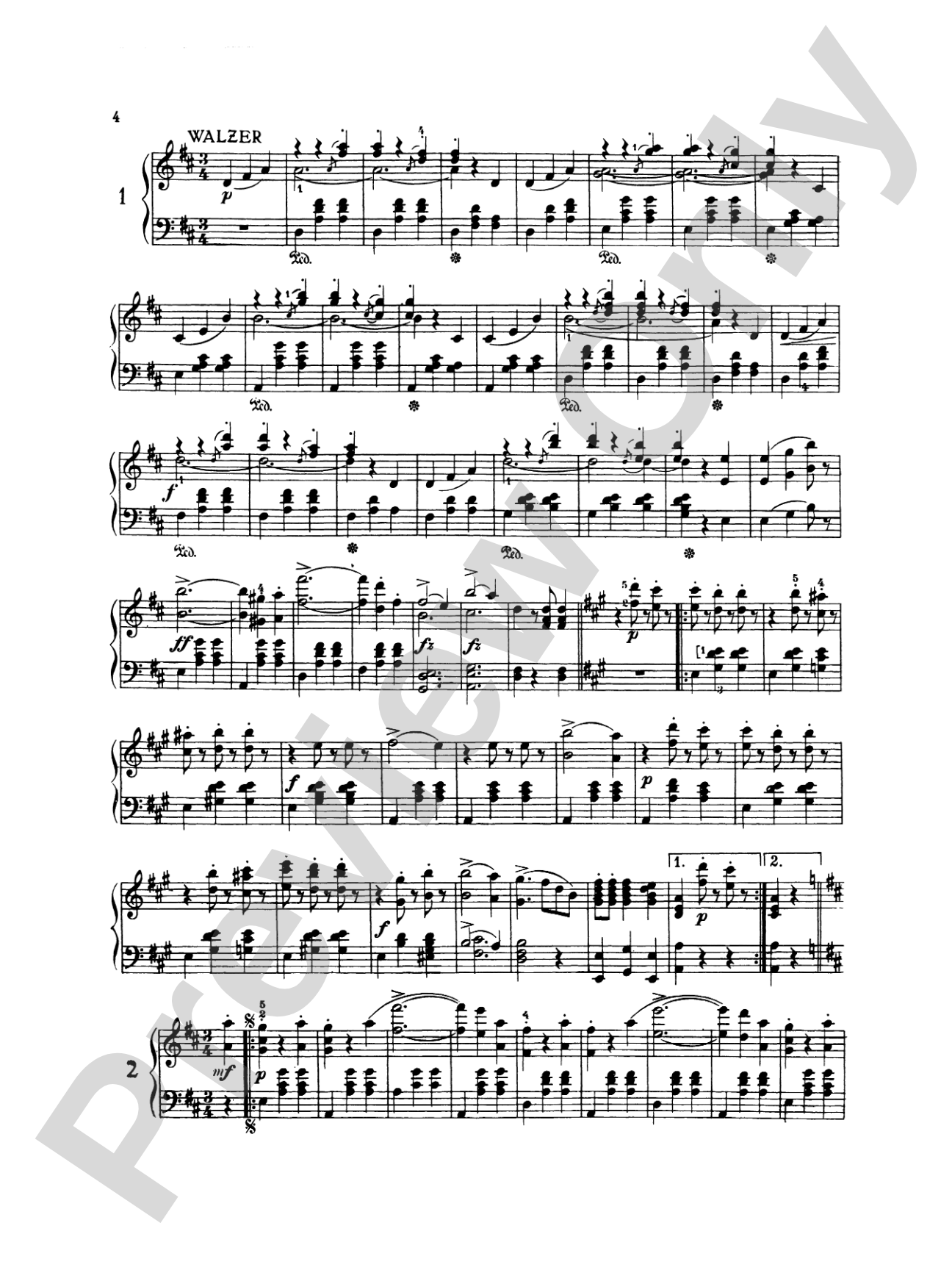 Strauss: Waltzes, Volume I: Piano Book