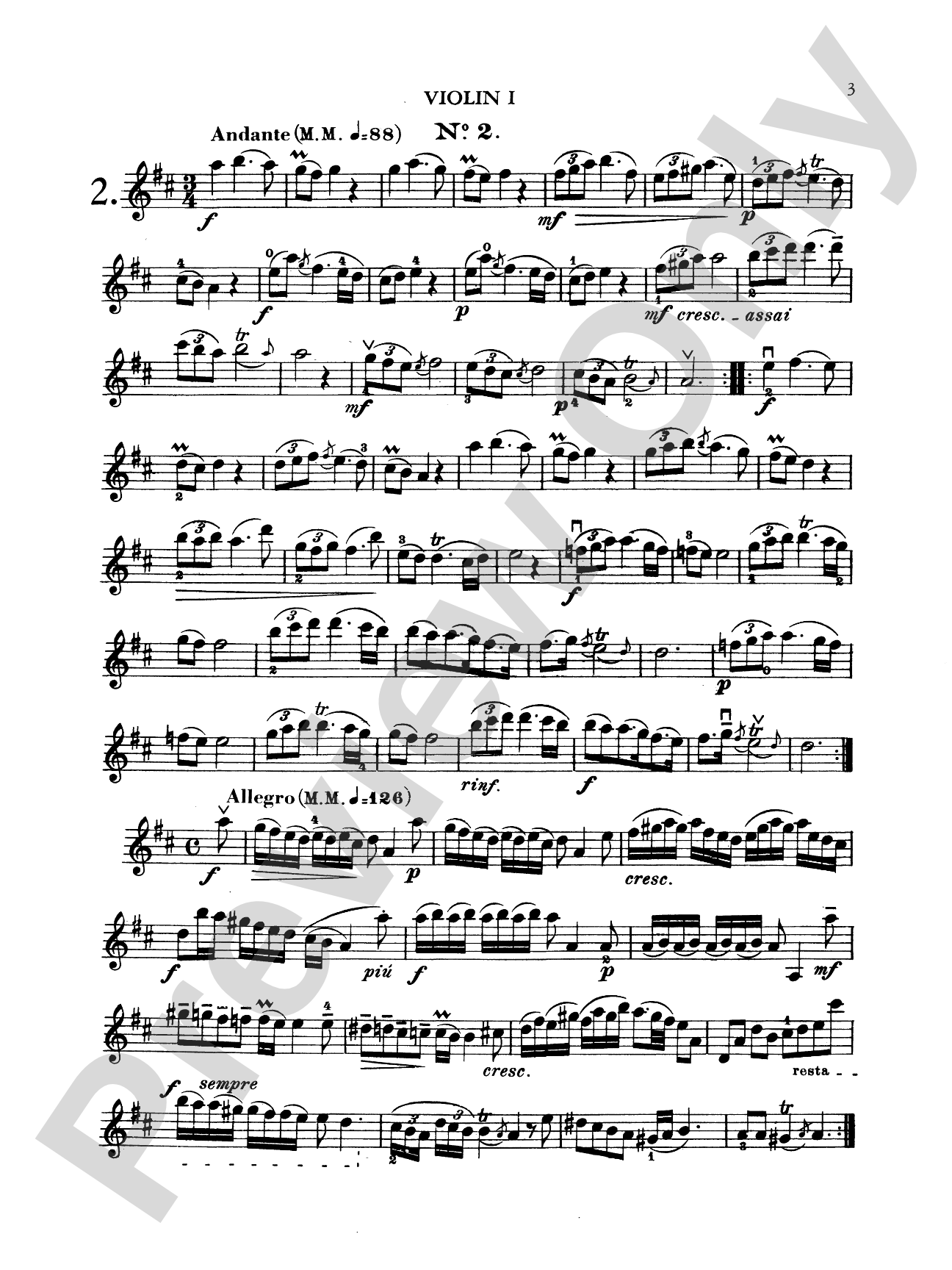 Tartini: Two Sonatas for String Trio (Score & Parts)