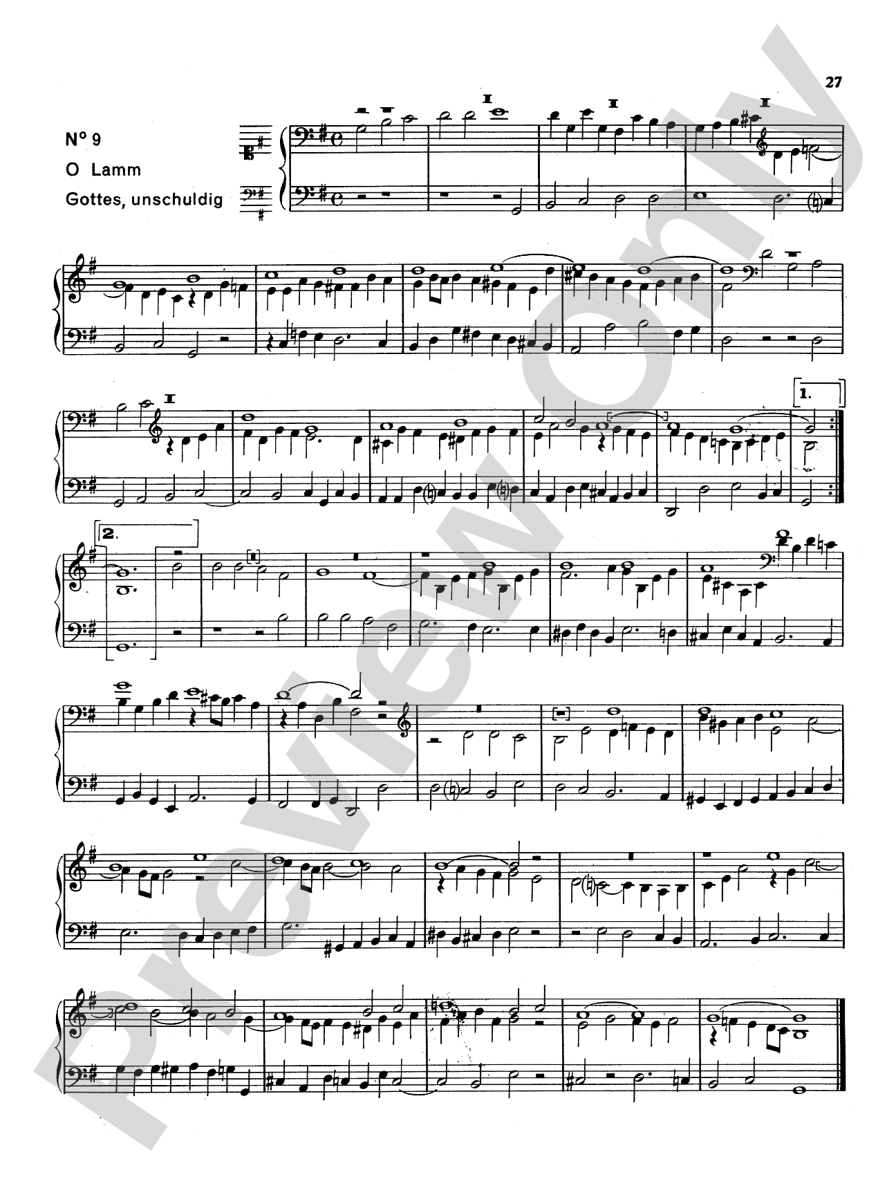 Telemann: Nine Chorale Variations